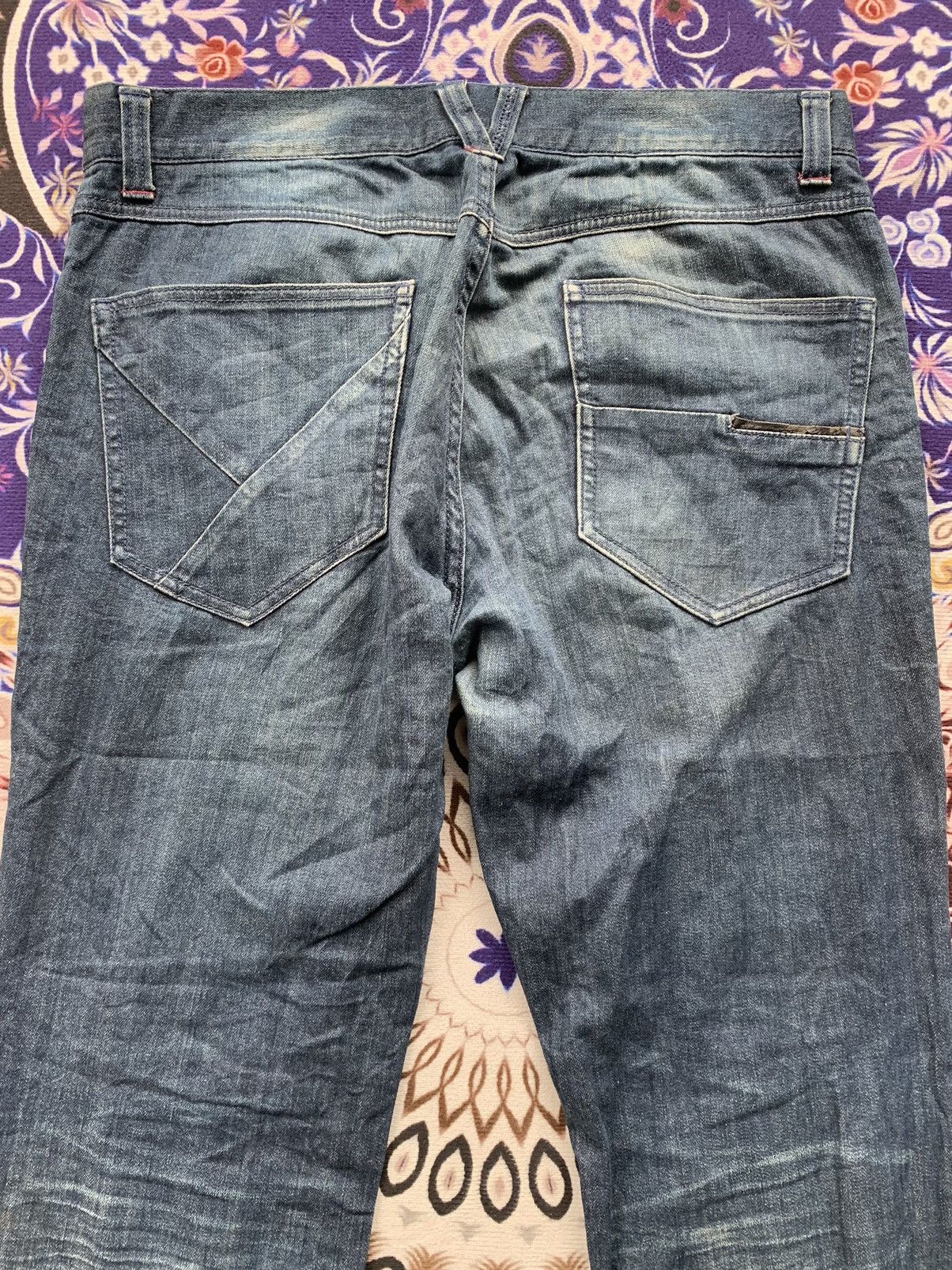 If Six Was Nine Semantic Design Faded Wash Denim Size US 35 - 6 Thumbnail