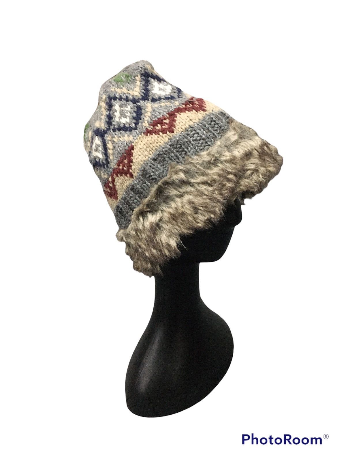 Japanese Brand × Vintage Mohair Navajo Beanie Size ONE SIZE - 1 Thumbnail