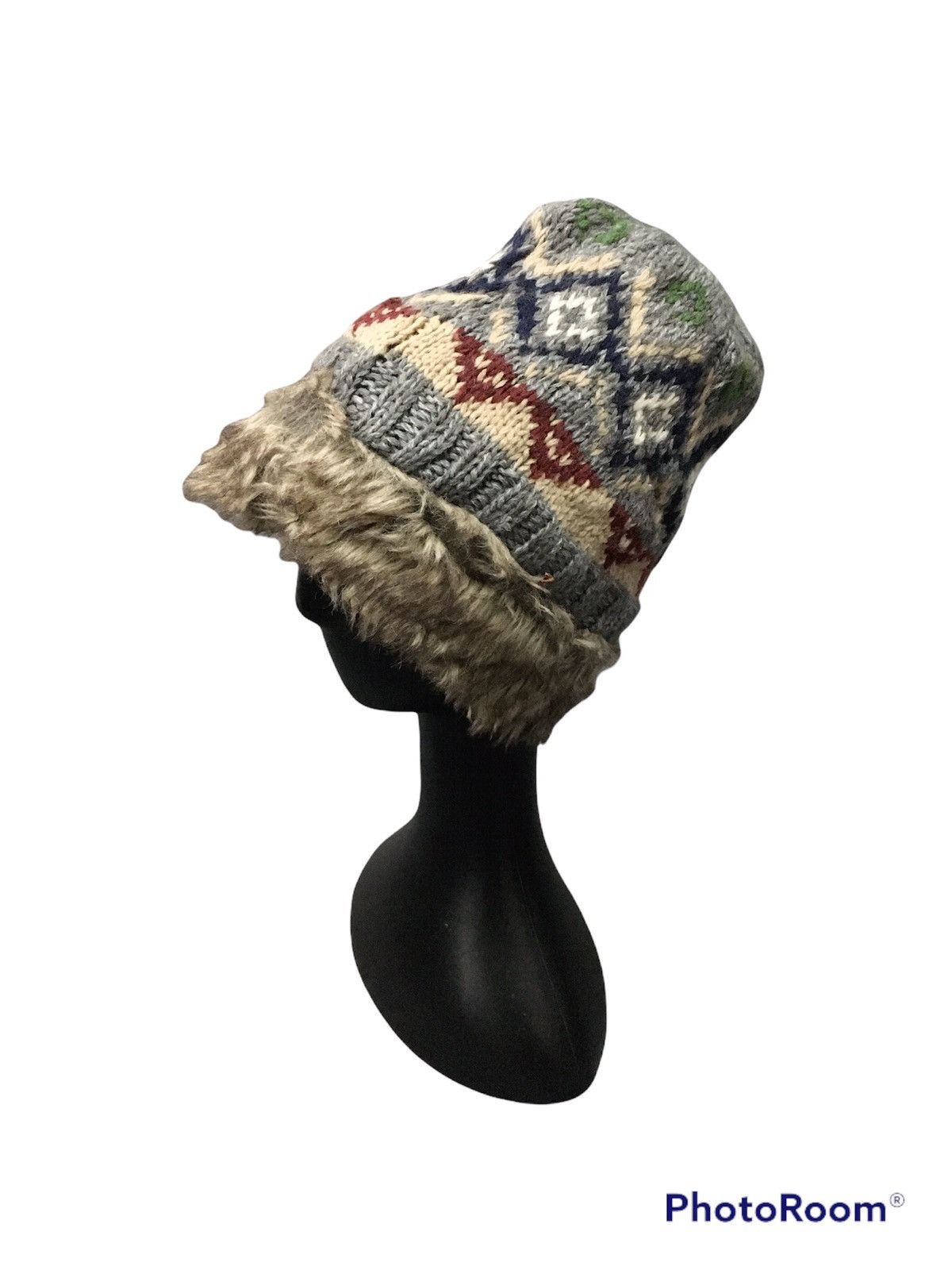 Japanese Brand × Vintage Mohair Navajo Beanie Size ONE SIZE - 3 Thumbnail