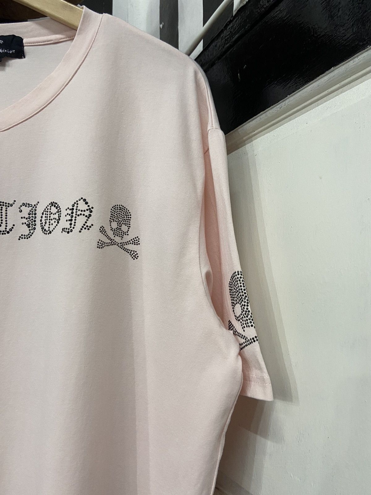 Japanese Brand Japanese Brand Be Ambition Skulls Fully Beads Rhinestone Tee Size US XL / EU 56 / 4 - 11 Thumbnail