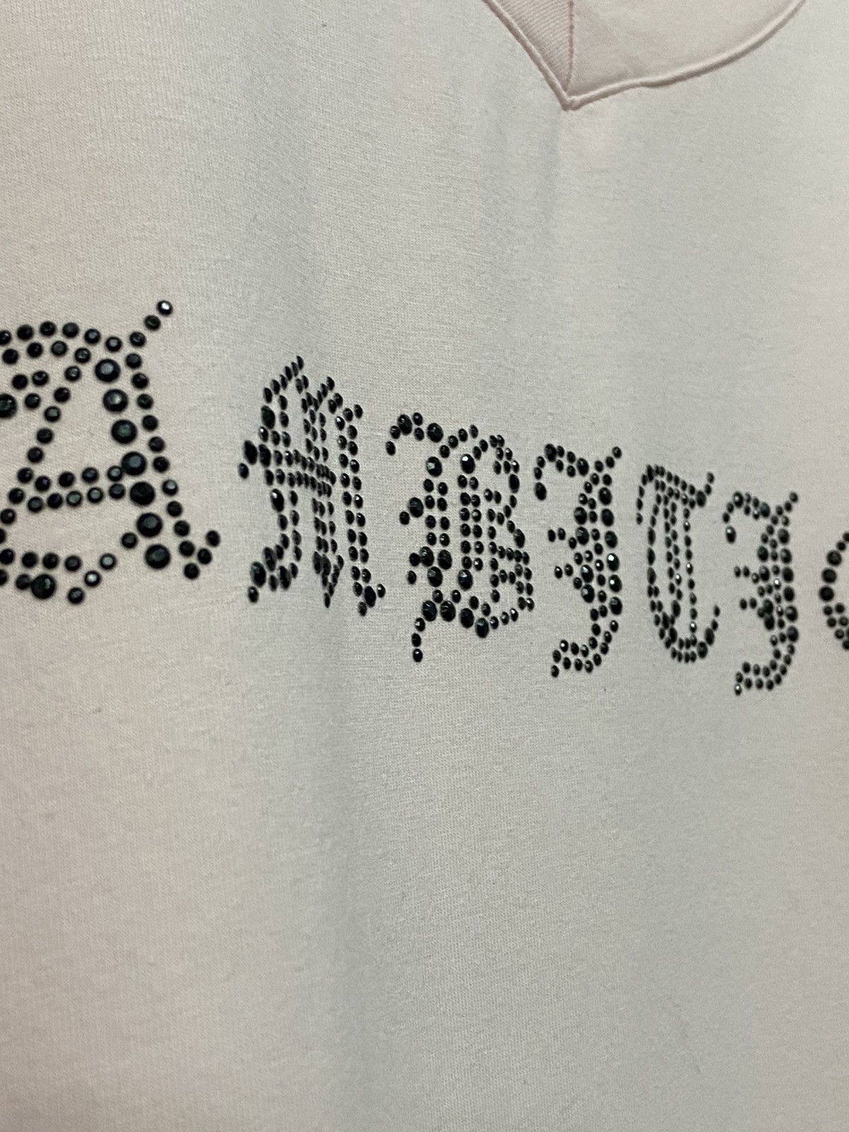 Japanese Brand Japanese Brand Be Ambition Skulls Fully Beads Rhinestone Tee Size US XL / EU 56 / 4 - 9 Thumbnail