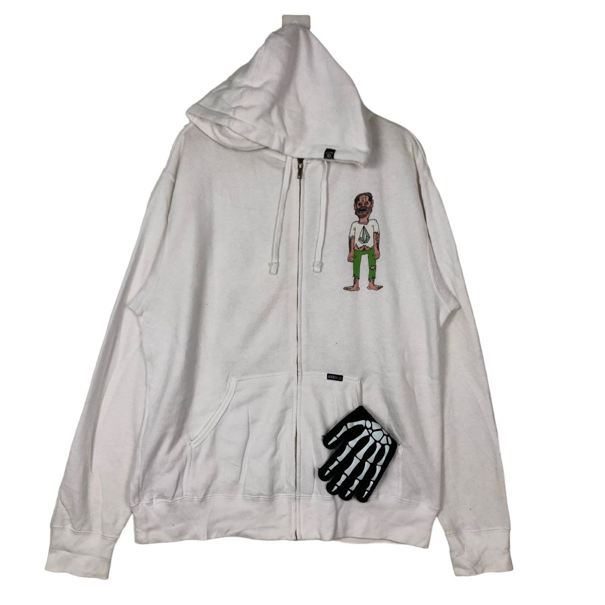 Japanese Brand VINTAGE HOODIE JACKET VOLVOM BIG LOGO RARE DESIGN Size US L / EU 52-54 / 3 - 1 Thumbnail