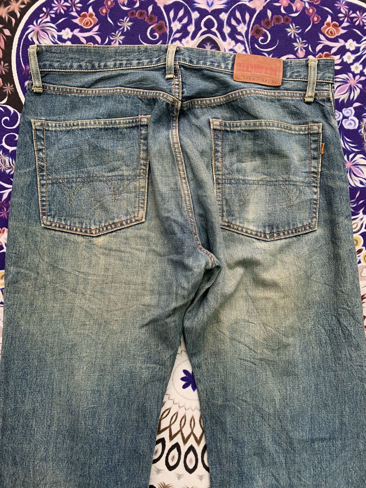 Edwin Vintage Edwin Selvedge Faded Wash Denim Size US 34 / EU 50 - 9 Thumbnail