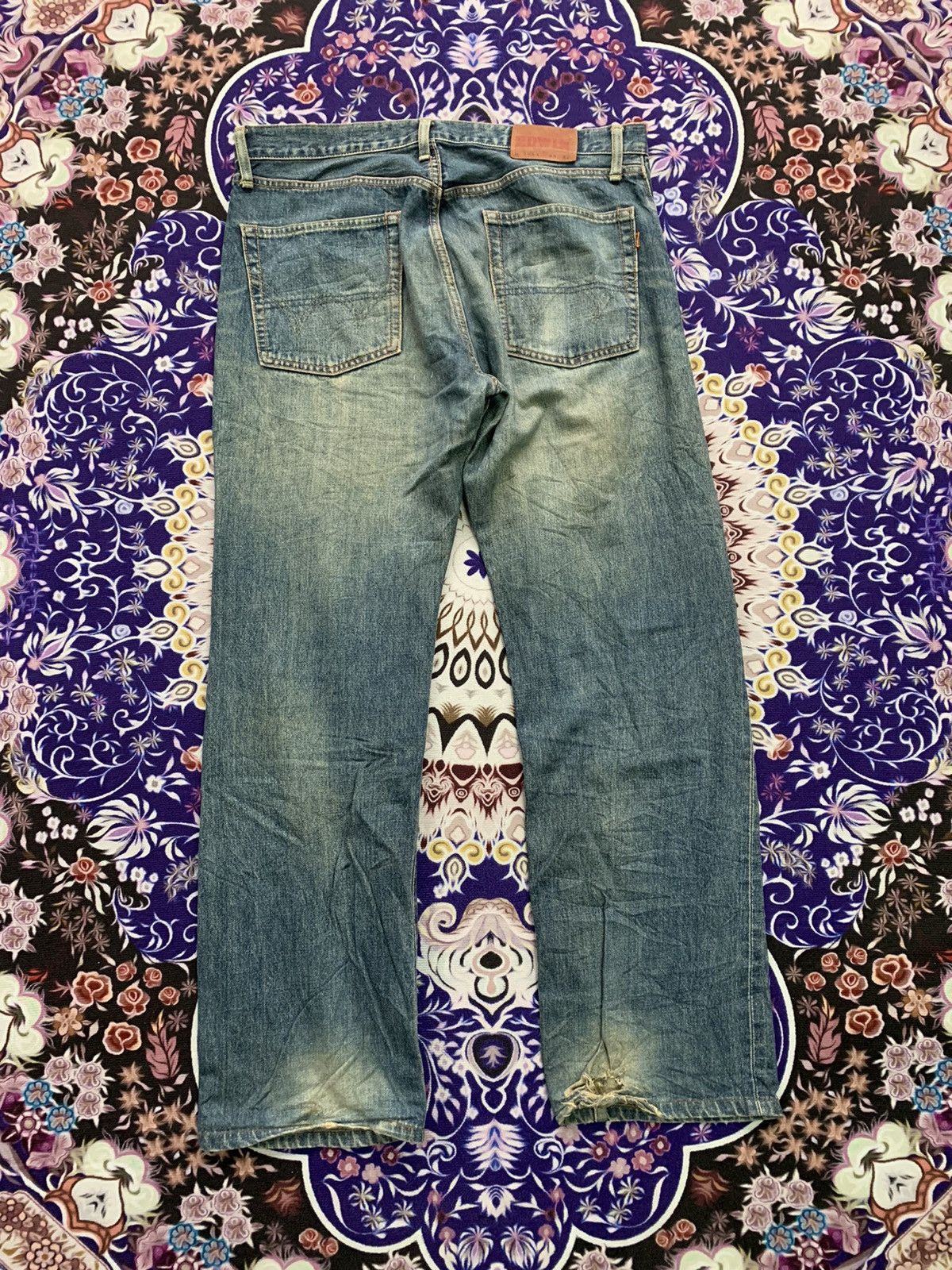 Edwin Vintage Edwin Selvedge Faded Wash Denim Size US 34 / EU 50 - 6 Thumbnail