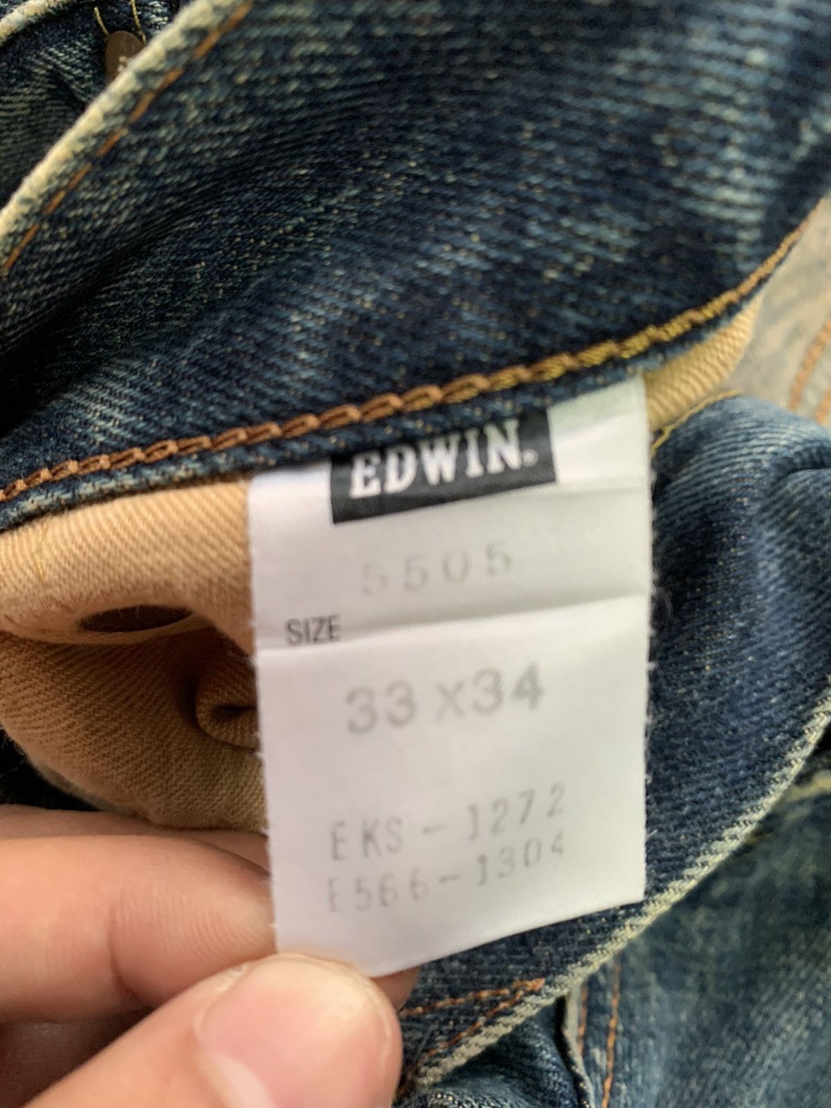 Edwin Vintage Edwin Selvedge Faded Wash Denim Size US 34 / EU 50 - 4 Thumbnail