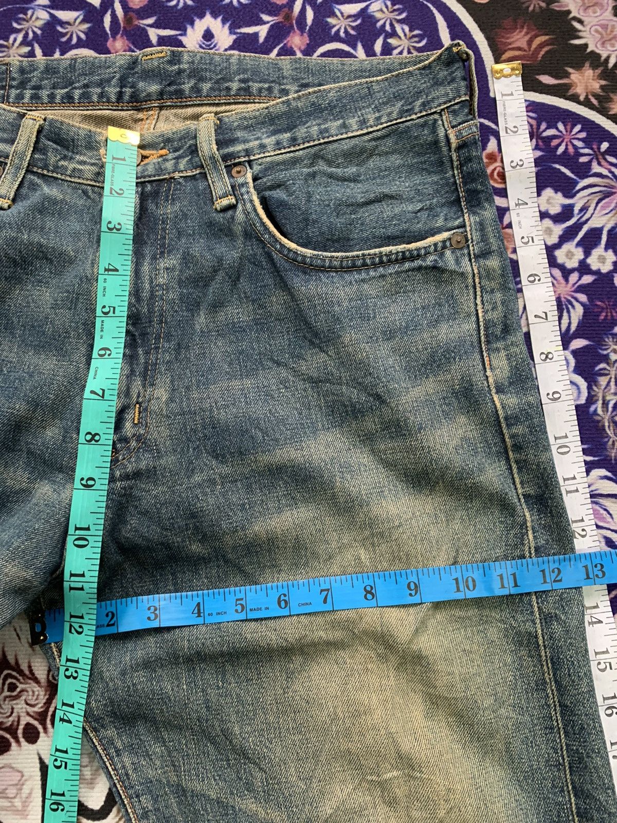 Edwin Vintage Edwin Selvedge Faded Wash Denim Size US 34 / EU 50 - 12 Thumbnail