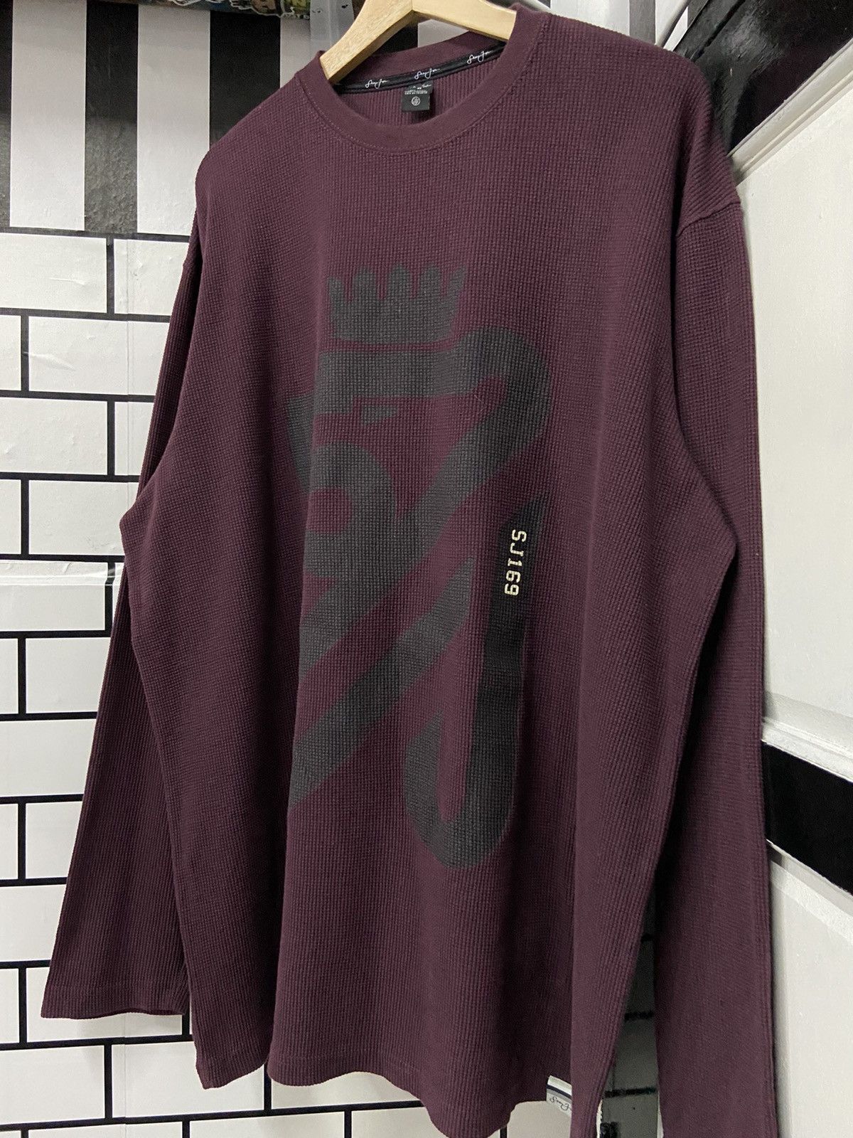 Sean John × Vintage Vintage Sean John Waffle Long Sleeve Shirt Size US XXL / EU 58 / 5 - 5 Thumbnail