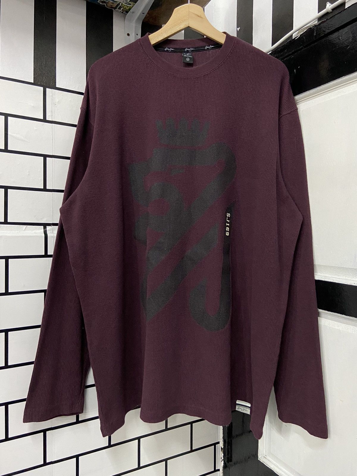 Sean John × Vintage Vintage Sean John Waffle Long Sleeve Shirt Size US XXL / EU 58 / 5 - 1 Thumbnail