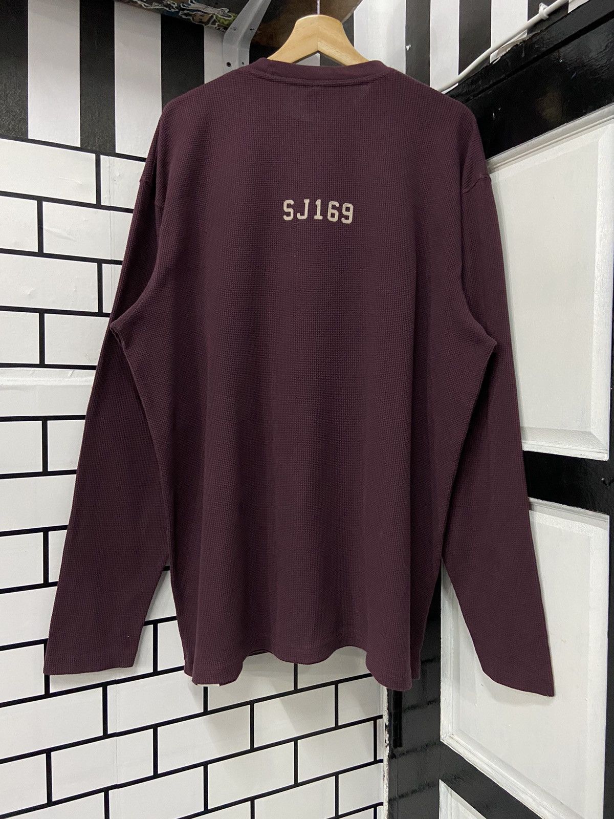 Sean John × Vintage Vintage Sean John Waffle Long Sleeve Shirt Size US XXL / EU 58 / 5 - 2 Thumbnail