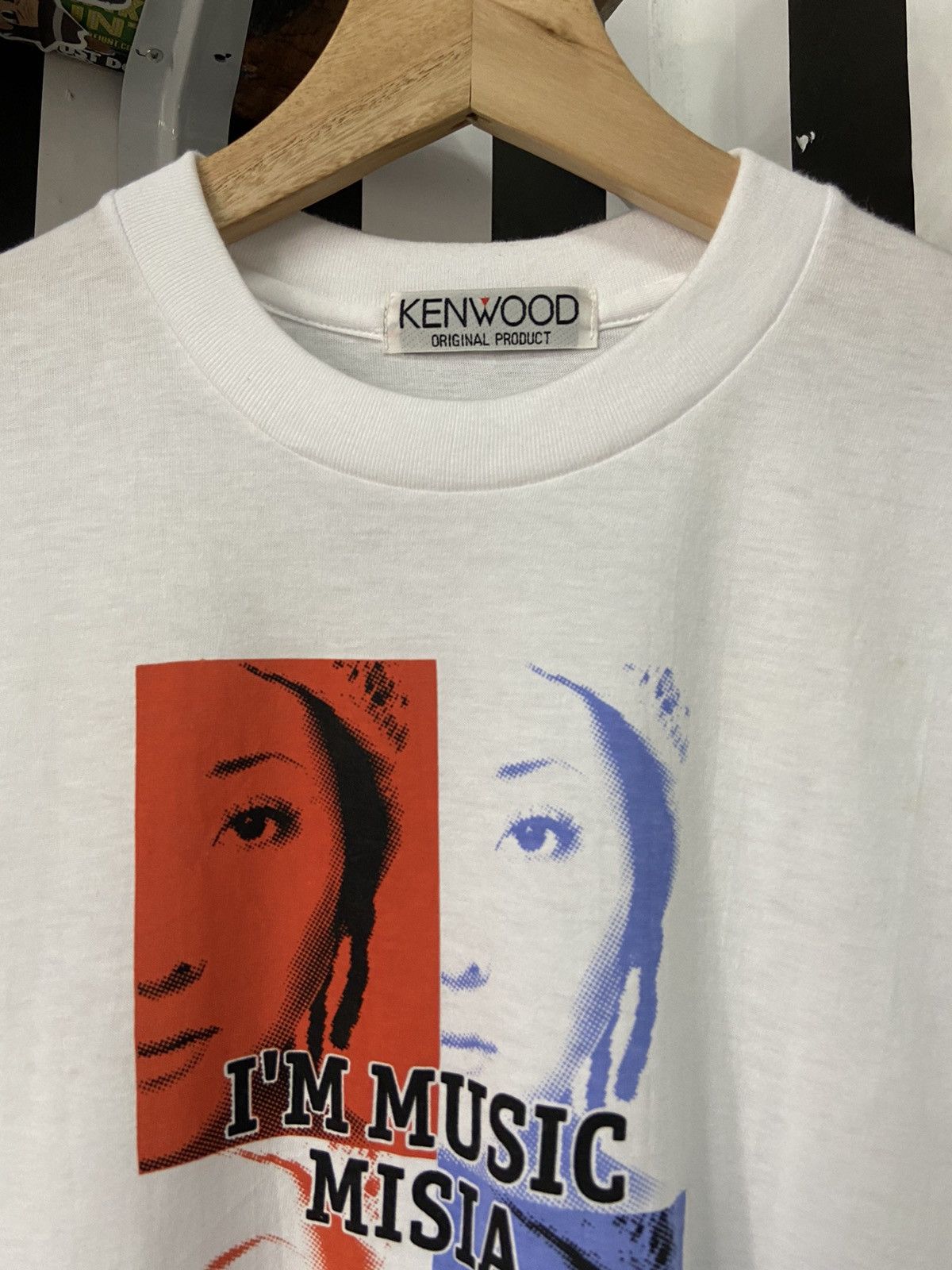 Japanese Brand × Vintage Vintage 90’s Kenwood I’m Music Misia Promo Tee Single Stitch Size US M / EU 48-50 / 2 - 8 Thumbnail