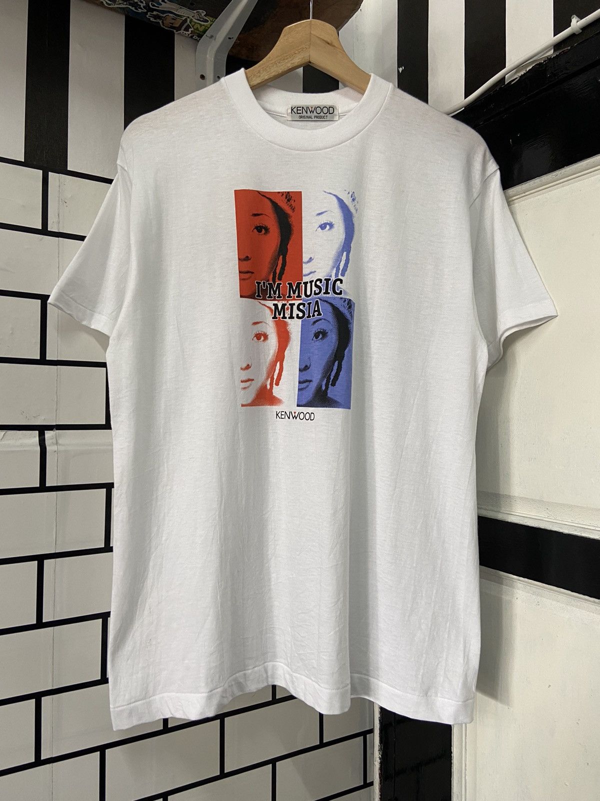 Japanese Brand × Vintage Vintage 90’s Kenwood I’m Music Misia Promo Tee Single Stitch Size US M / EU 48-50 / 2 - 1 Thumbnail