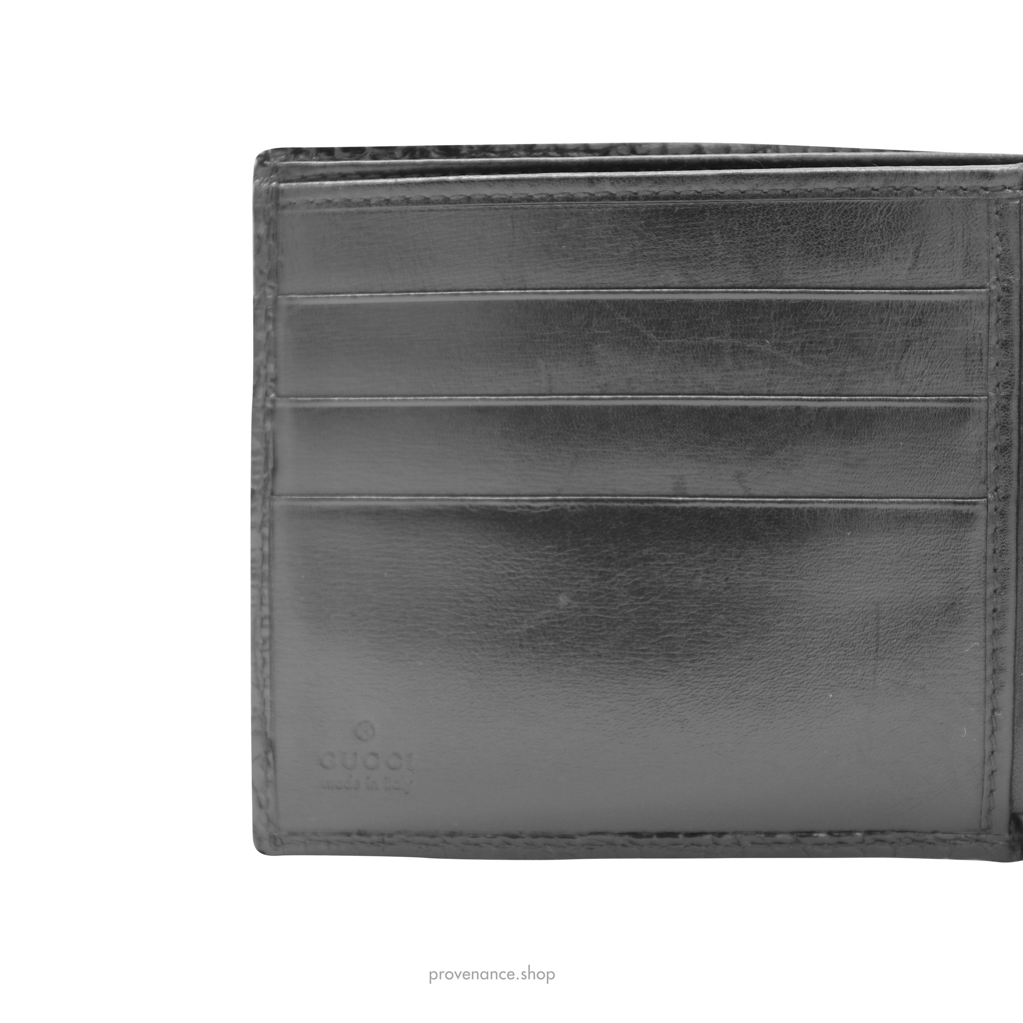 Gucci 🔴 Bifold Wallet - Black Crocodile Leather Size ONE SIZE - 9 Thumbnail