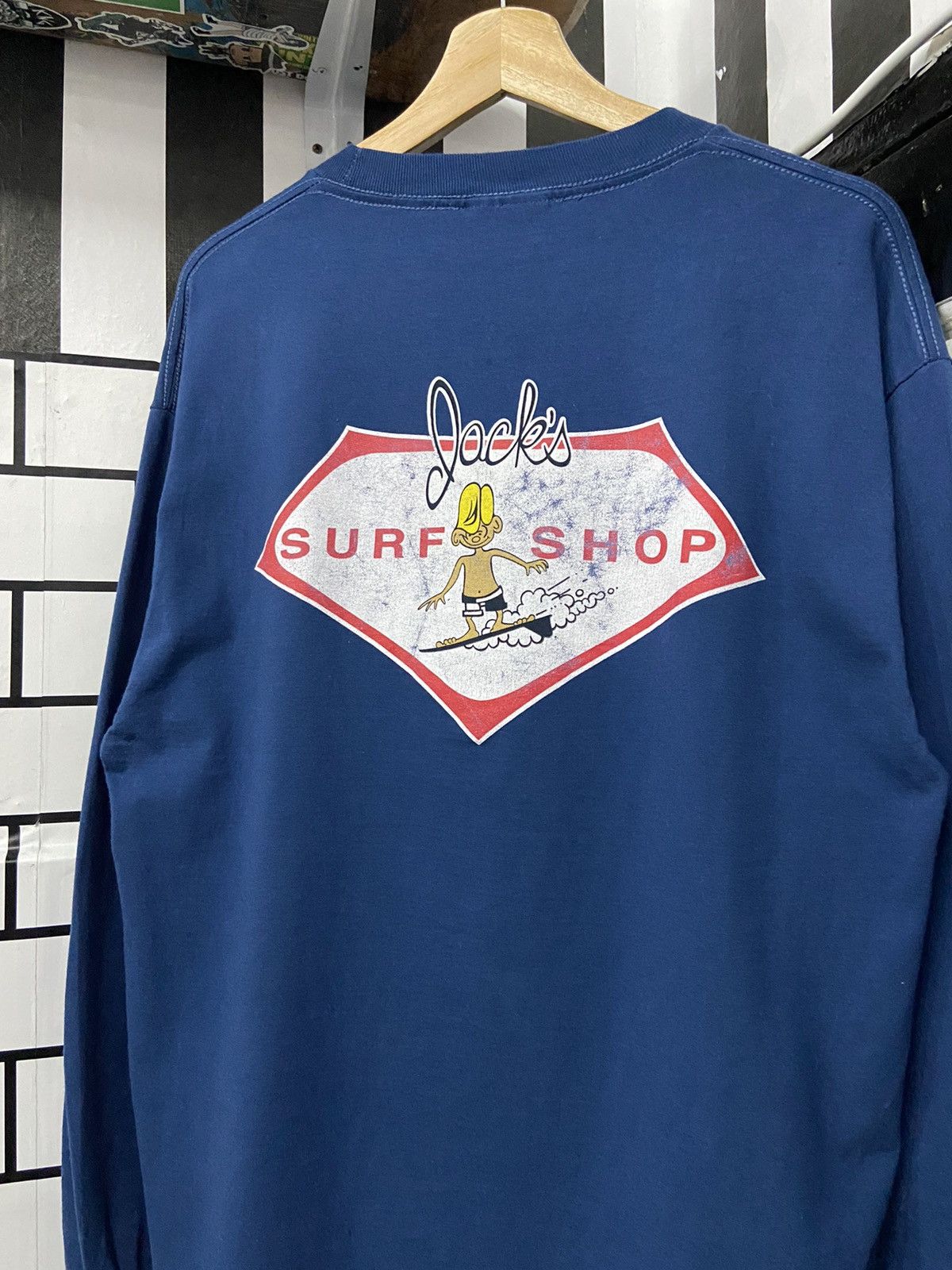 Vintage Vintage 90’s Jacks Surf Shop Long Sleeve tee Made in USA Size US L / EU 52-54 / 3 - 11 Thumbnail