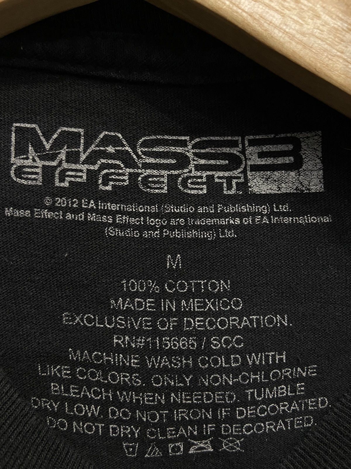 Playstation Mass Effect 3 Game By EA International Promo Tech Wear Tee Size US M / EU 48-50 / 2 - 6 Thumbnail
