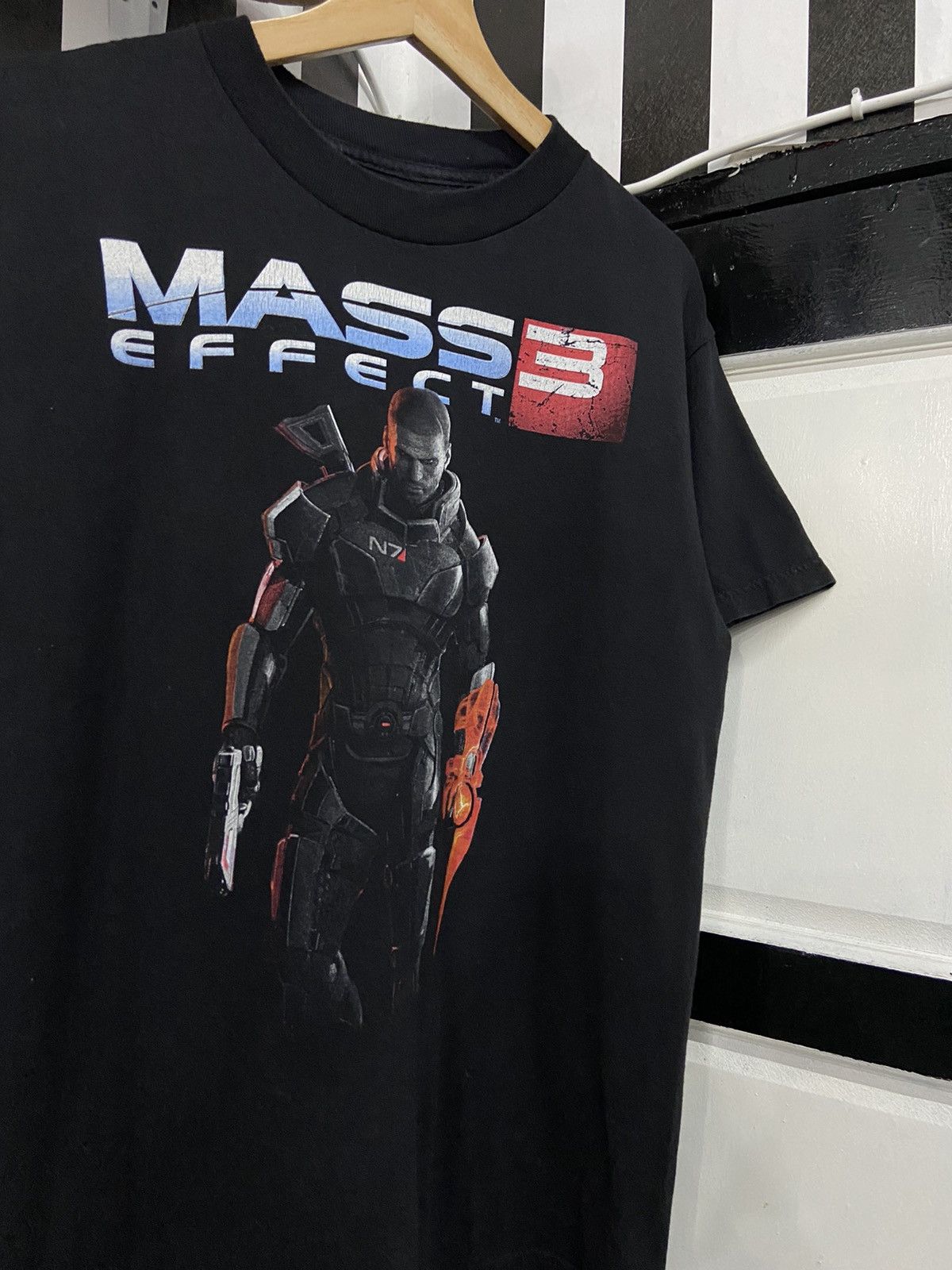 Playstation Mass Effect 3 Game By EA International Promo Tech Wear Tee Size US M / EU 48-50 / 2 - 4 Thumbnail