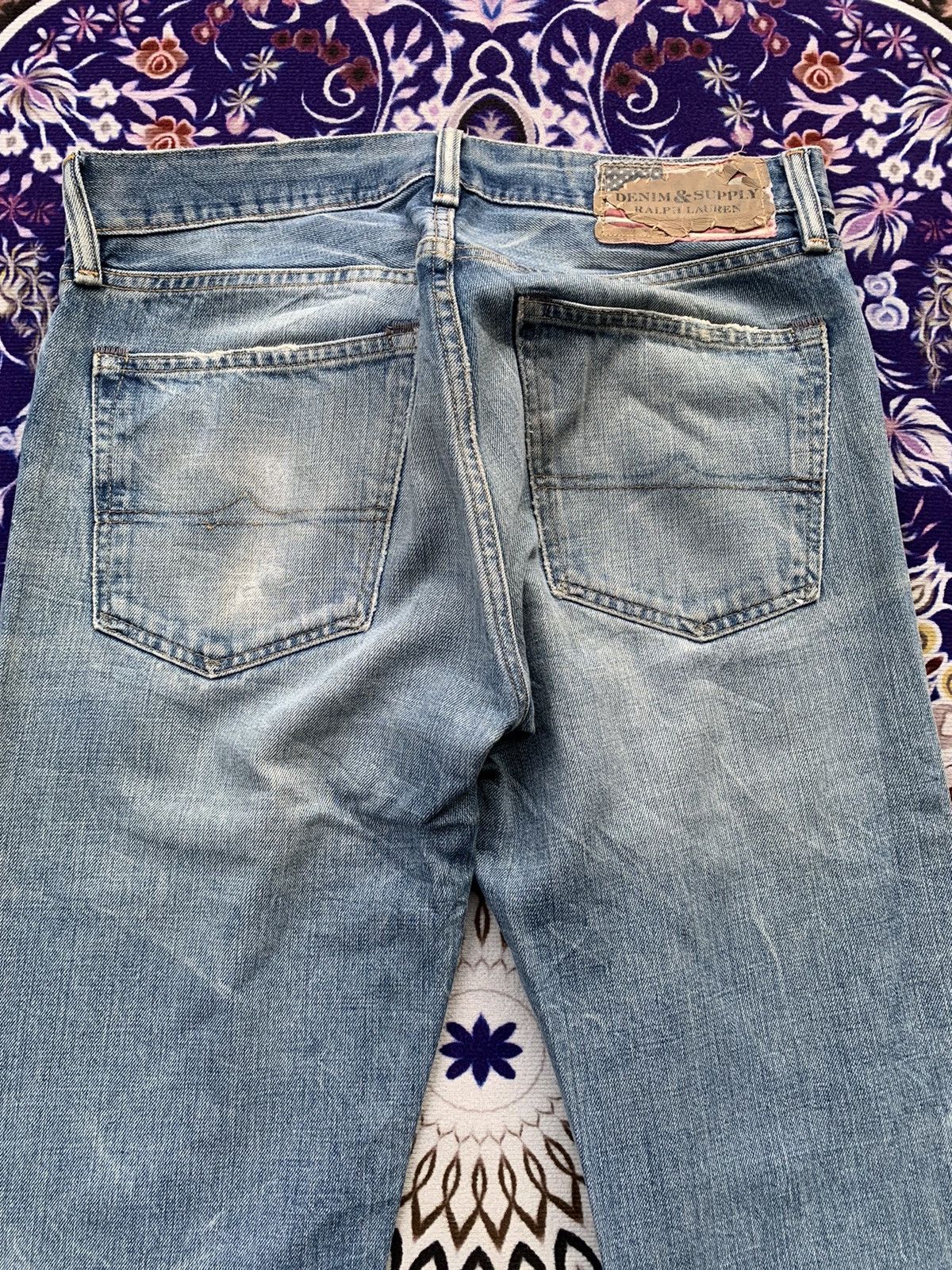 RRL Ralph Lauren Vintage Ralph Lauren Faded Wash Denim Size US 35 - 11 Thumbnail