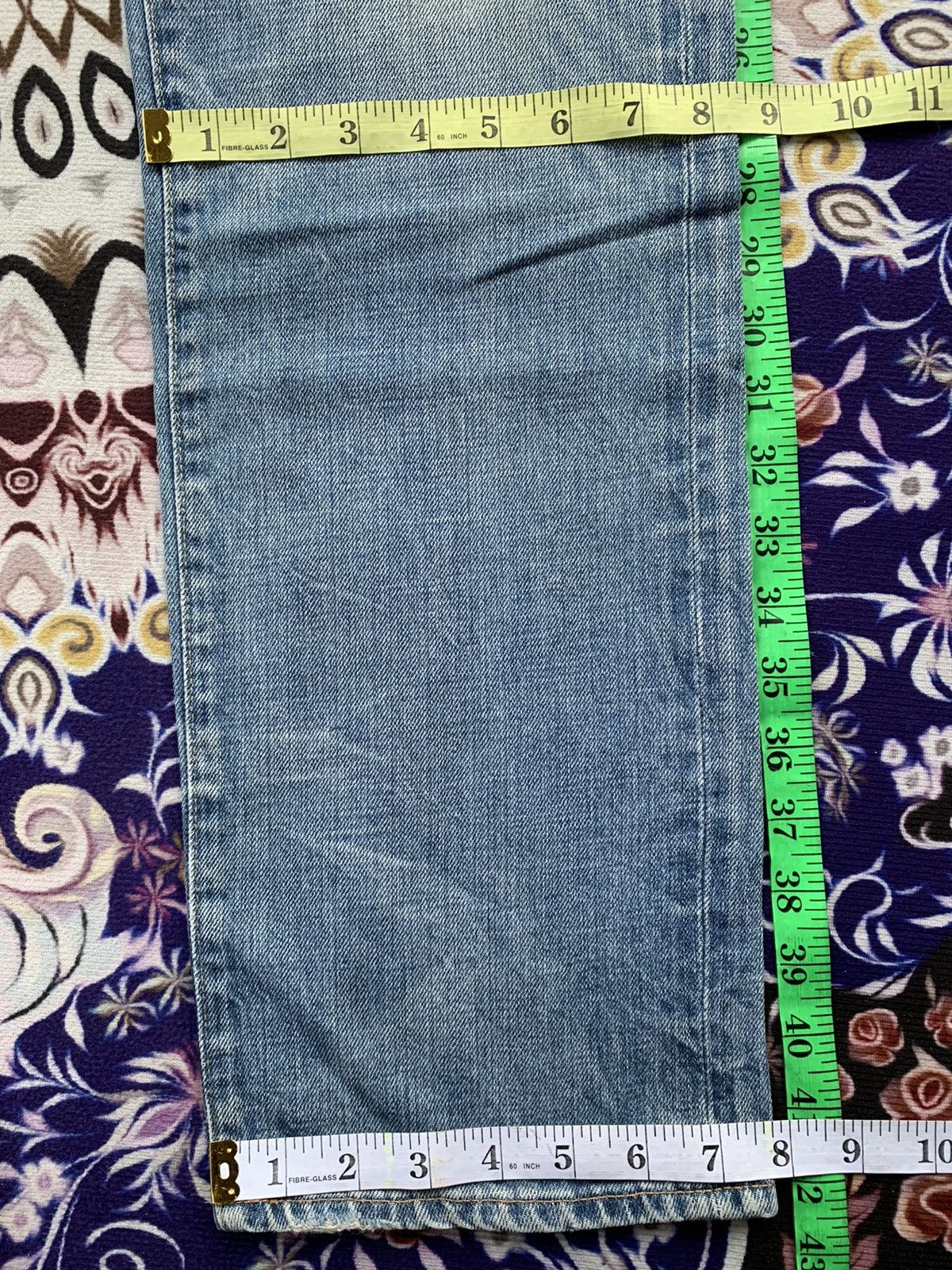 RRL Ralph Lauren Vintage Ralph Lauren Faded Wash Denim Size US 35 - 13 Thumbnail