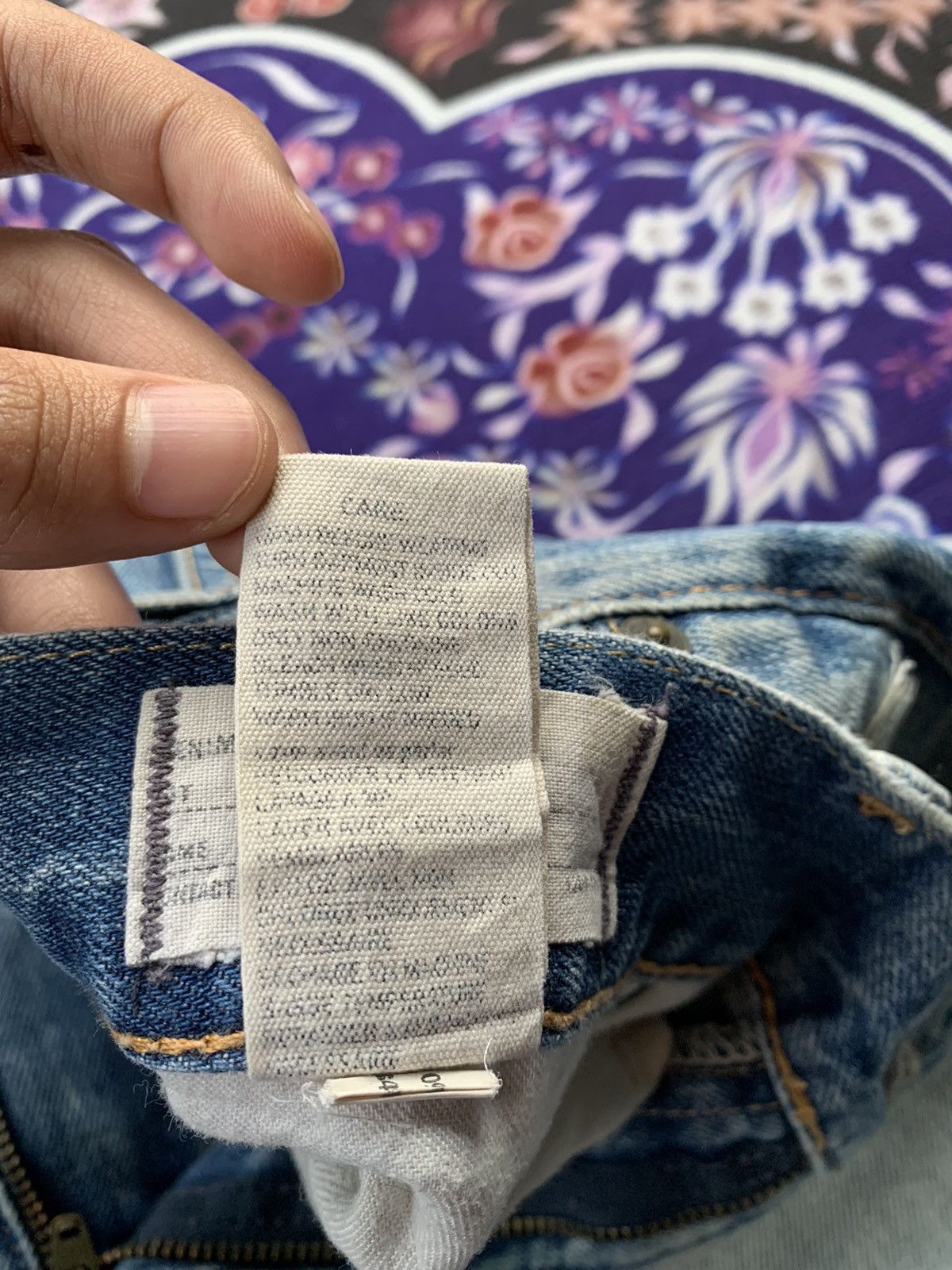 RRL Ralph Lauren Vintage Ralph Lauren Faded Wash Denim Size US 35 - 7 Thumbnail
