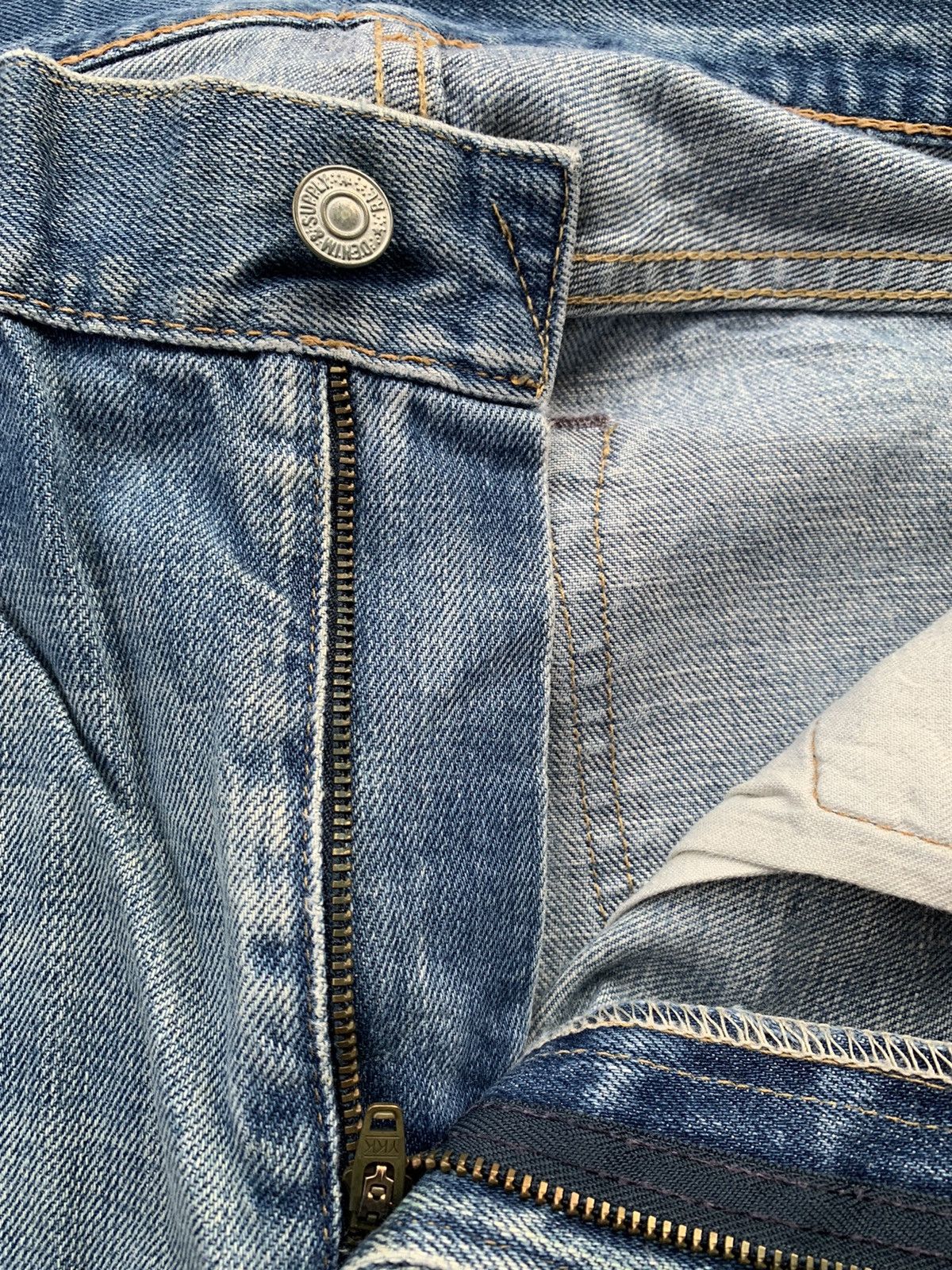 RRL Ralph Lauren Vintage Ralph Lauren Faded Wash Denim Size US 35 - 5 Thumbnail