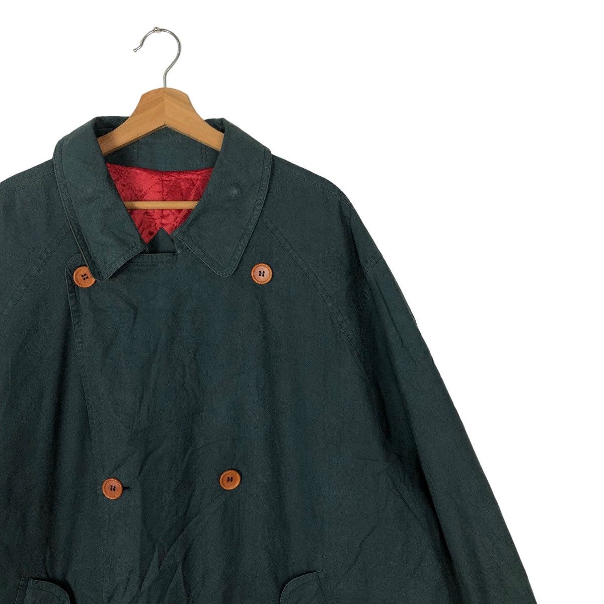 Japanese Brand VINTAGE BURBERRYS LONG JACKET DOUBLE BREAST Size US L / EU 52-54 / 3 - 5 Thumbnail