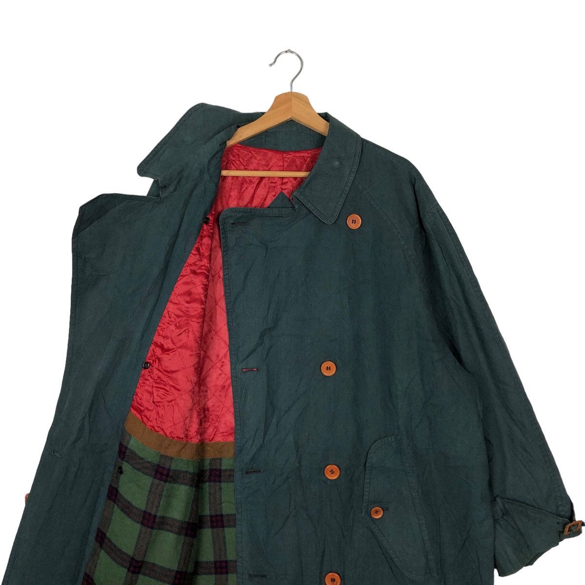 Japanese Brand VINTAGE BURBERRYS LONG JACKET DOUBLE BREAST Size US L / EU 52-54 / 3 - 9 Thumbnail
