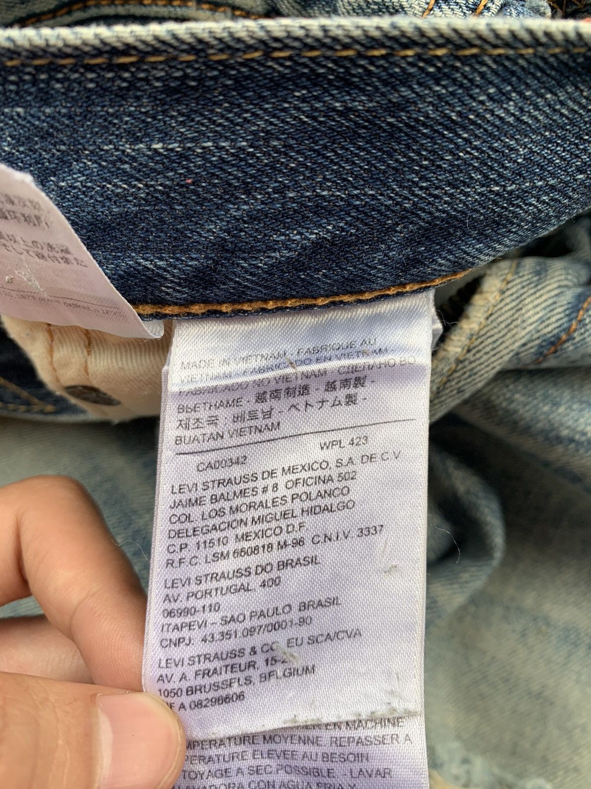 Levi's Levis 505 Faded Wash Denim Size US 31 - 7 Thumbnail