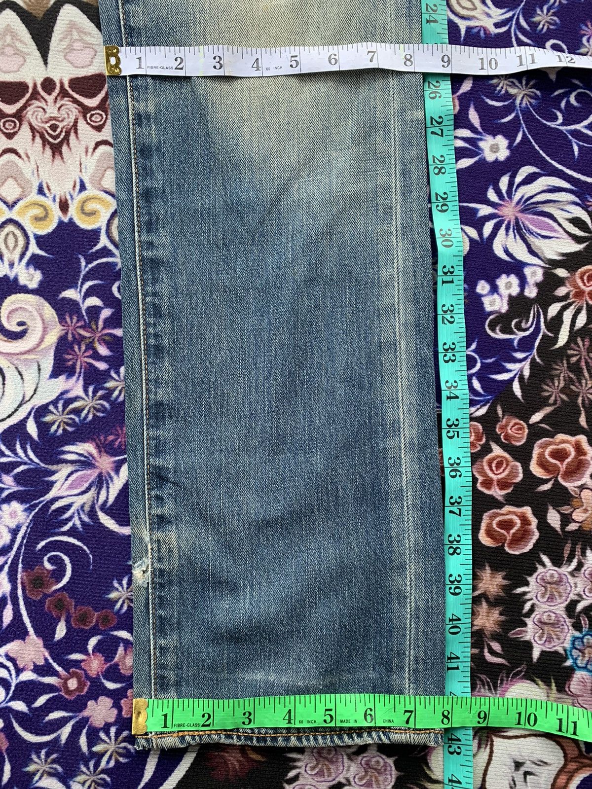 Levi's Levis 505 Faded Wash Denim Size US 31 - 15 Thumbnail