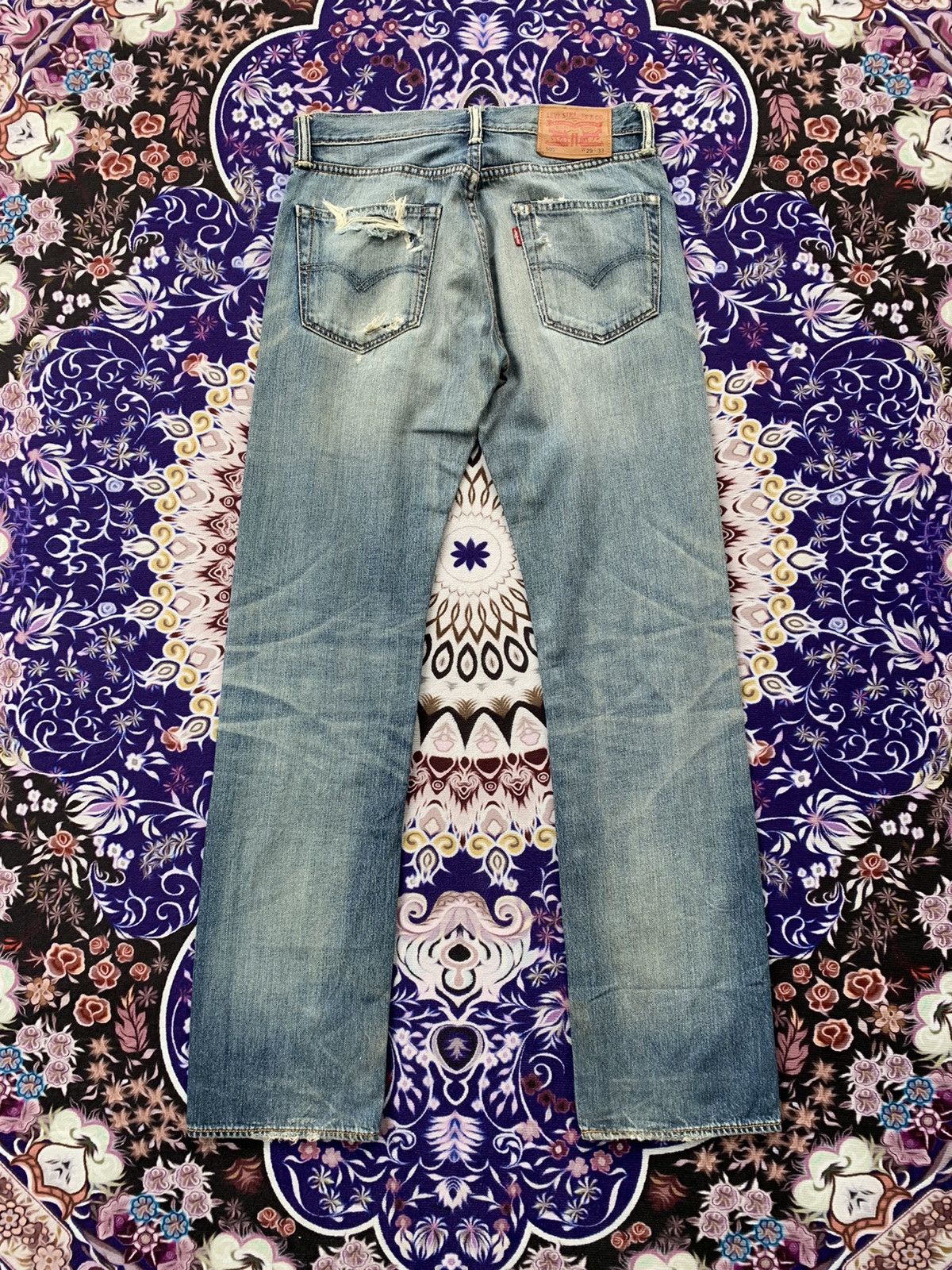 Levi's Levis 505 Faded Wash Denim Size US 31 - 10 Thumbnail