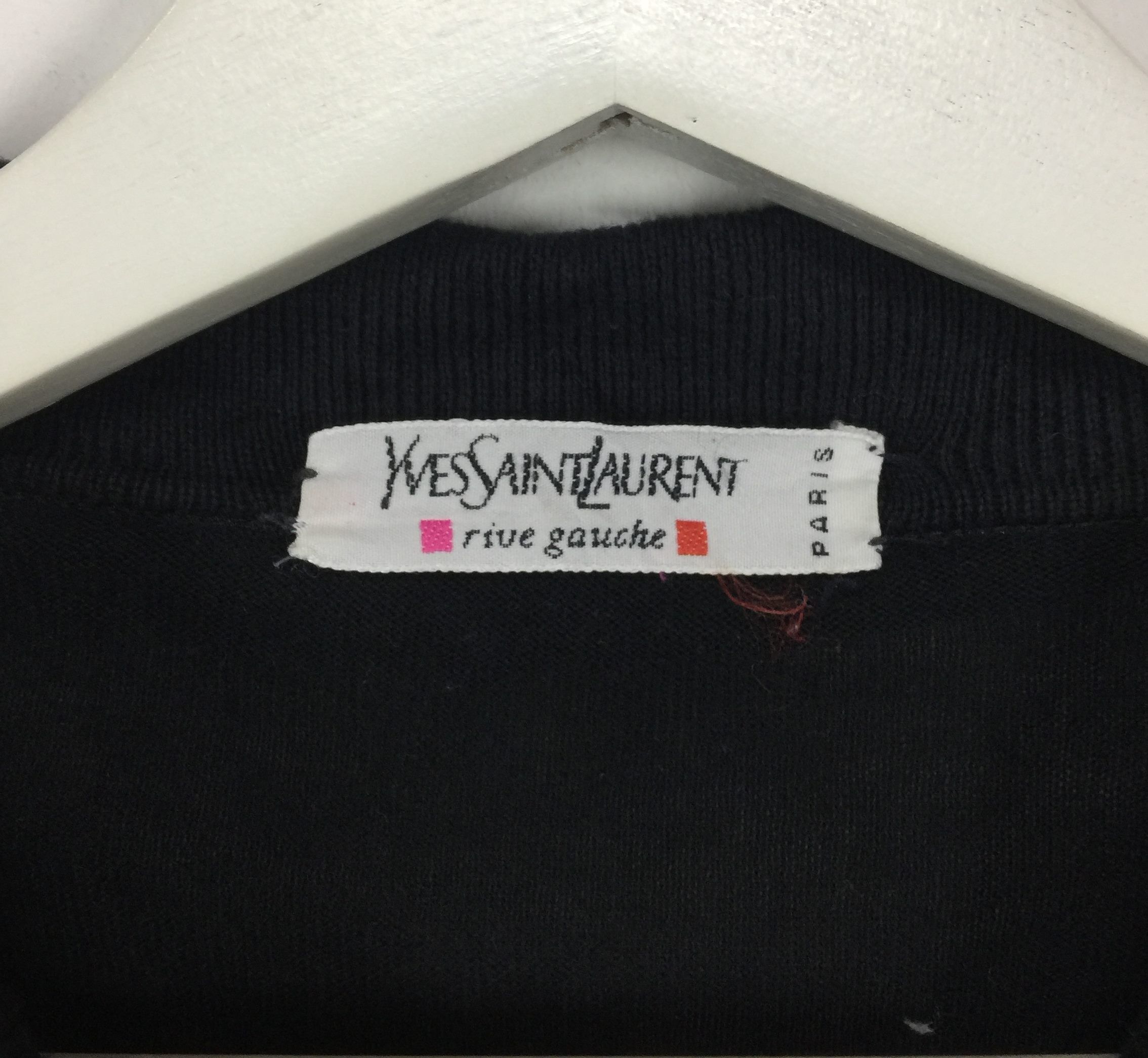 Hedi Slimane × Yves Saint Laurent AW91 Yves Saint Laurent rive gauche pullover Size US M / EU 48-50 / 2 - 4 Thumbnail