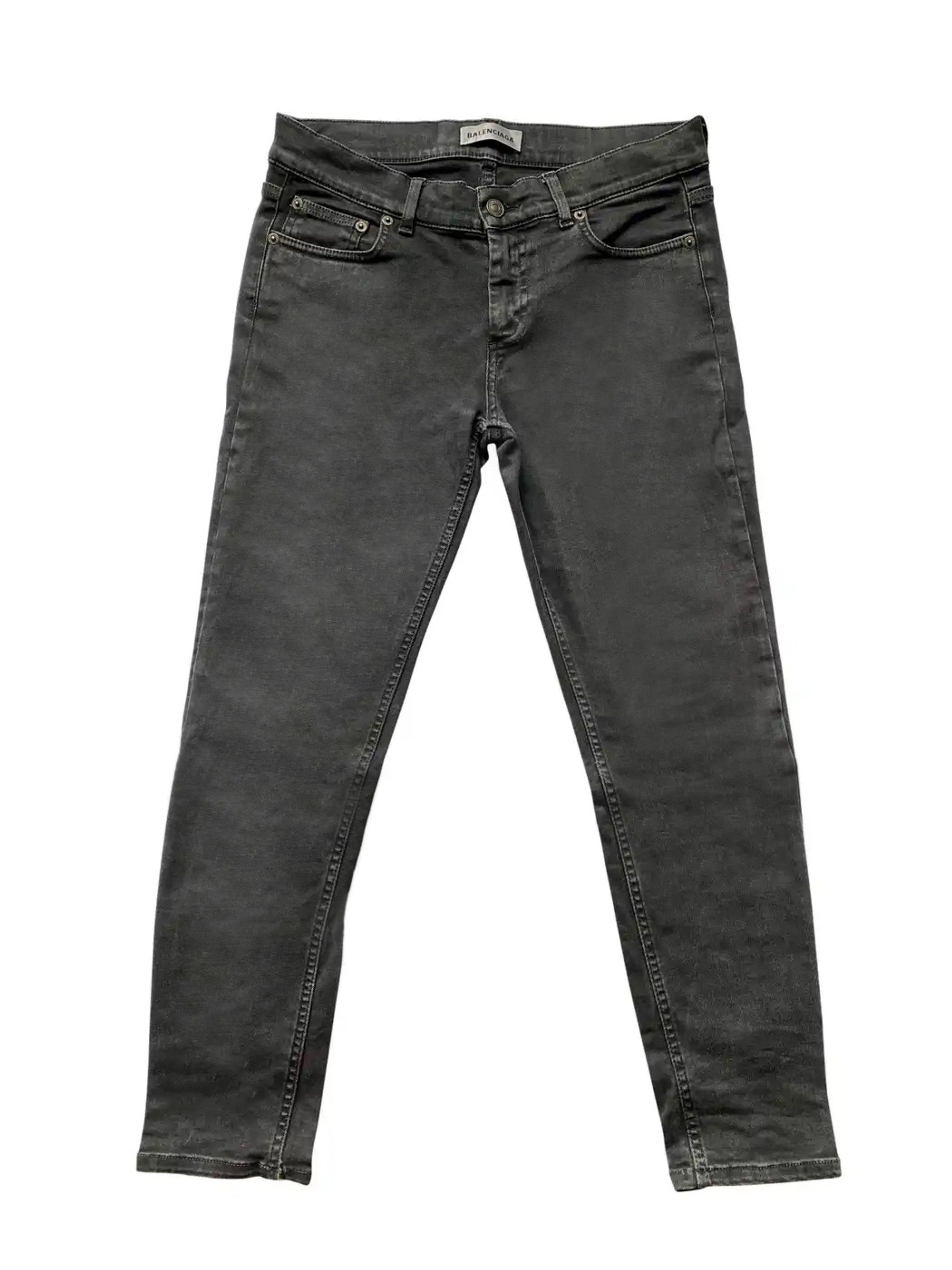 Balenciaga ⚡️QUICK SALE⚡️ 2018 Balenciaga Demna Black Jeans Denim Size 29" - 1 Thumbnail