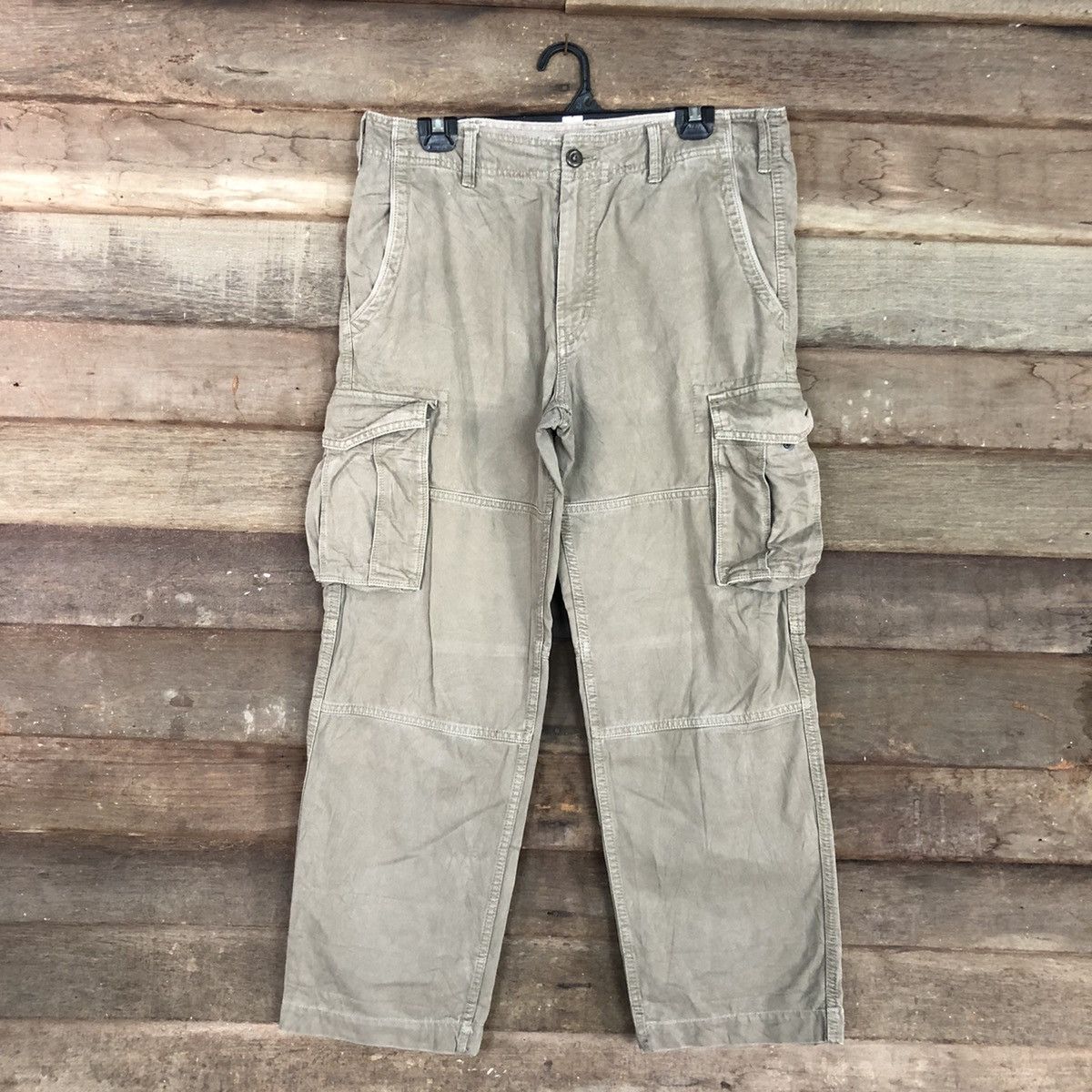 Faded Glory × Japanese Brand DL Uniqlo Grey Multipocket Tactical Cargo Pants #c960 Size US 31 - 1 Thumbnail
