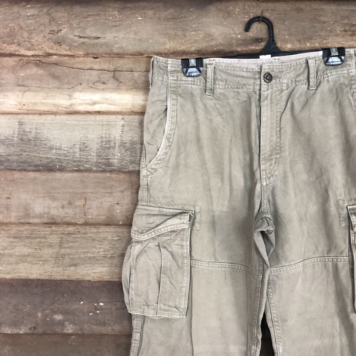 Faded Glory × Japanese Brand DL Uniqlo Grey Multipocket Tactical Cargo Pants #c960 Size US 31 - 6 Thumbnail