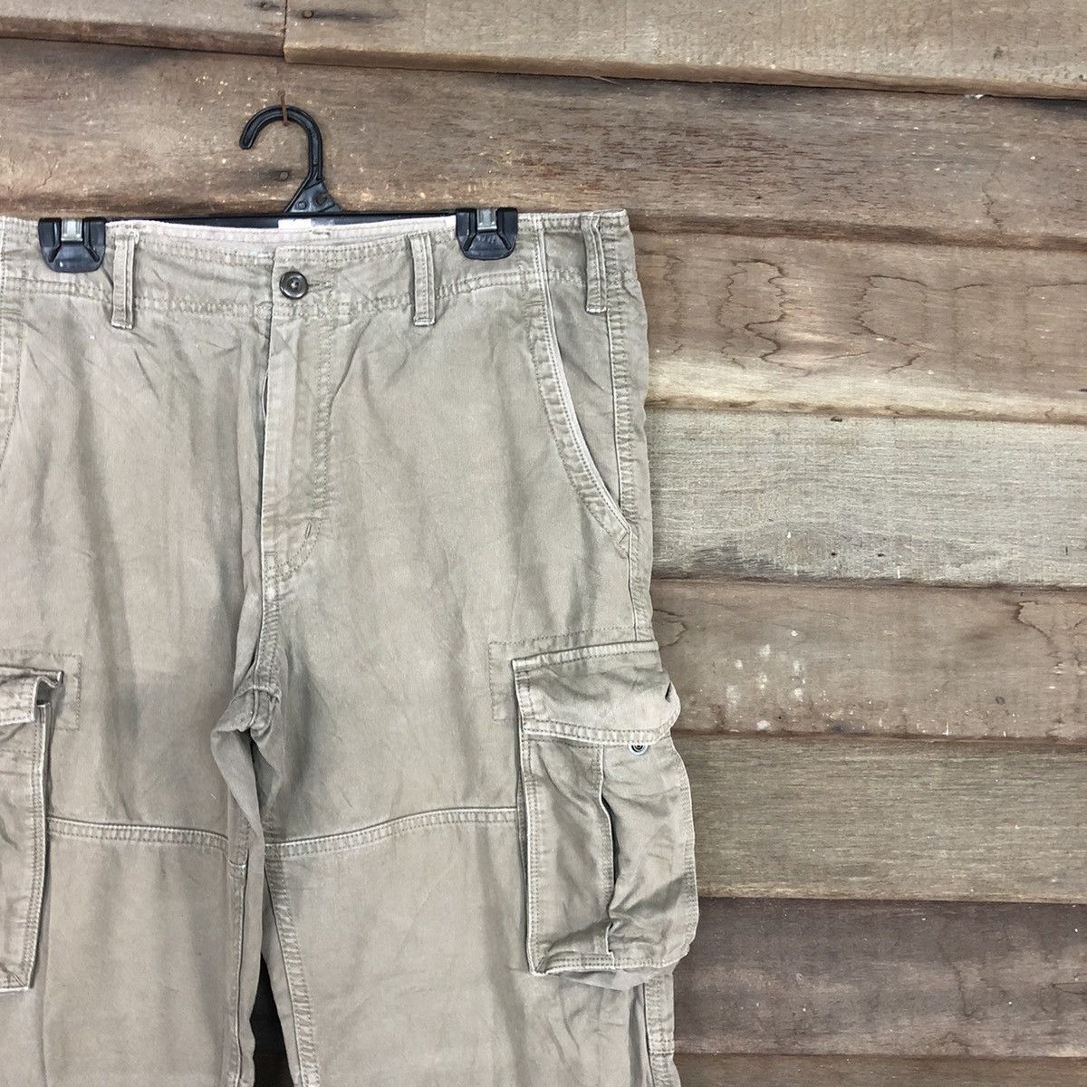 Faded Glory × Japanese Brand DL Uniqlo Grey Multipocket Tactical Cargo Pants #c960 Size US 31 - 5 Thumbnail
