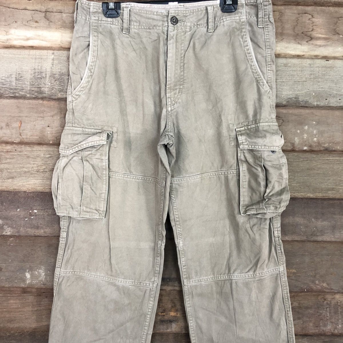Faded Glory × Japanese Brand DL Uniqlo Grey Multipocket Tactical Cargo Pants #c960 Size US 31 - 4 Thumbnail