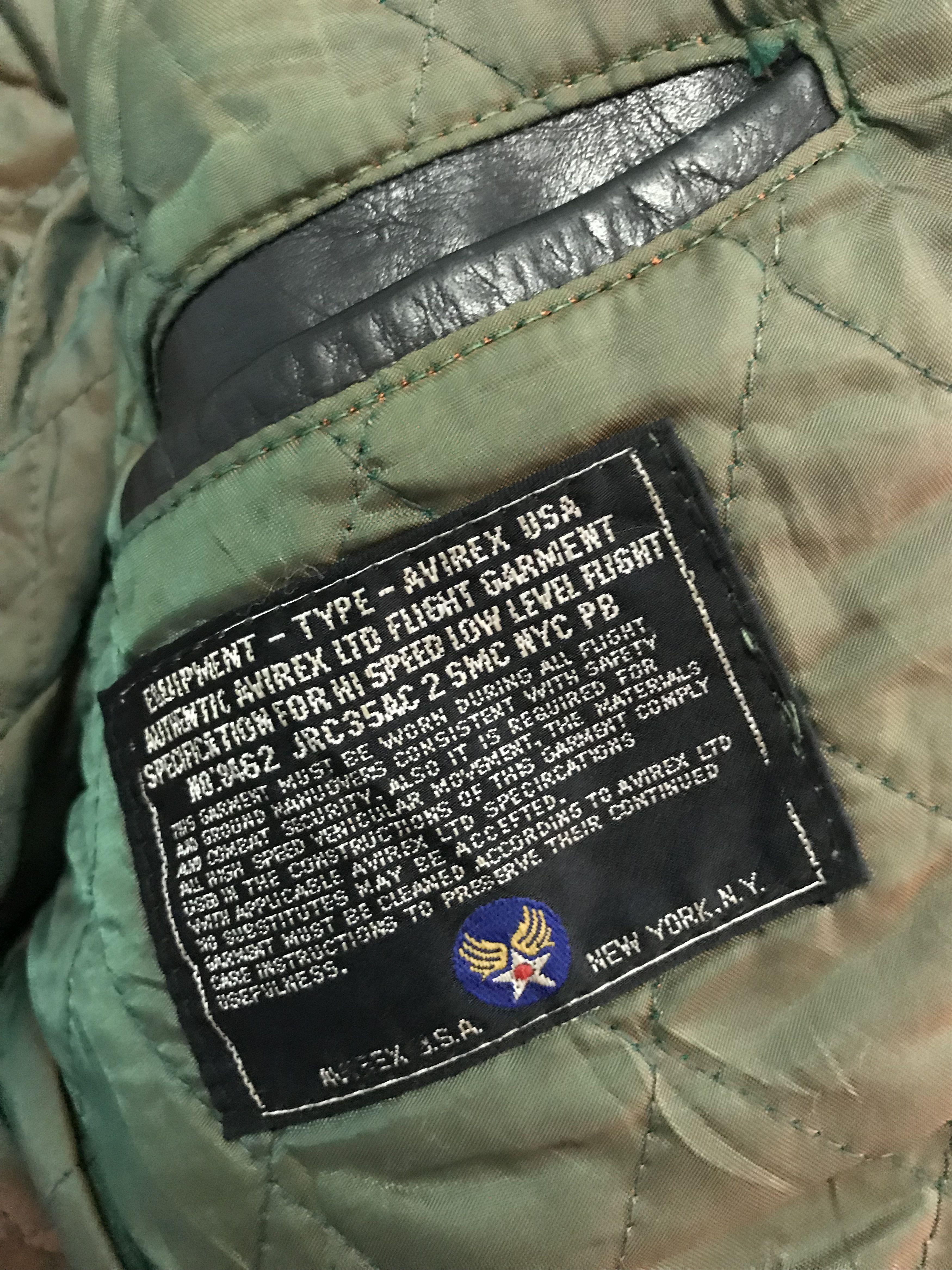 Avirex × Vintage 💥N.G.TODAY💥Vtg Avirex KoreanWar Motorcycle Leather Jacket Size US M / EU 48-50 / 2 - 13 Thumbnail