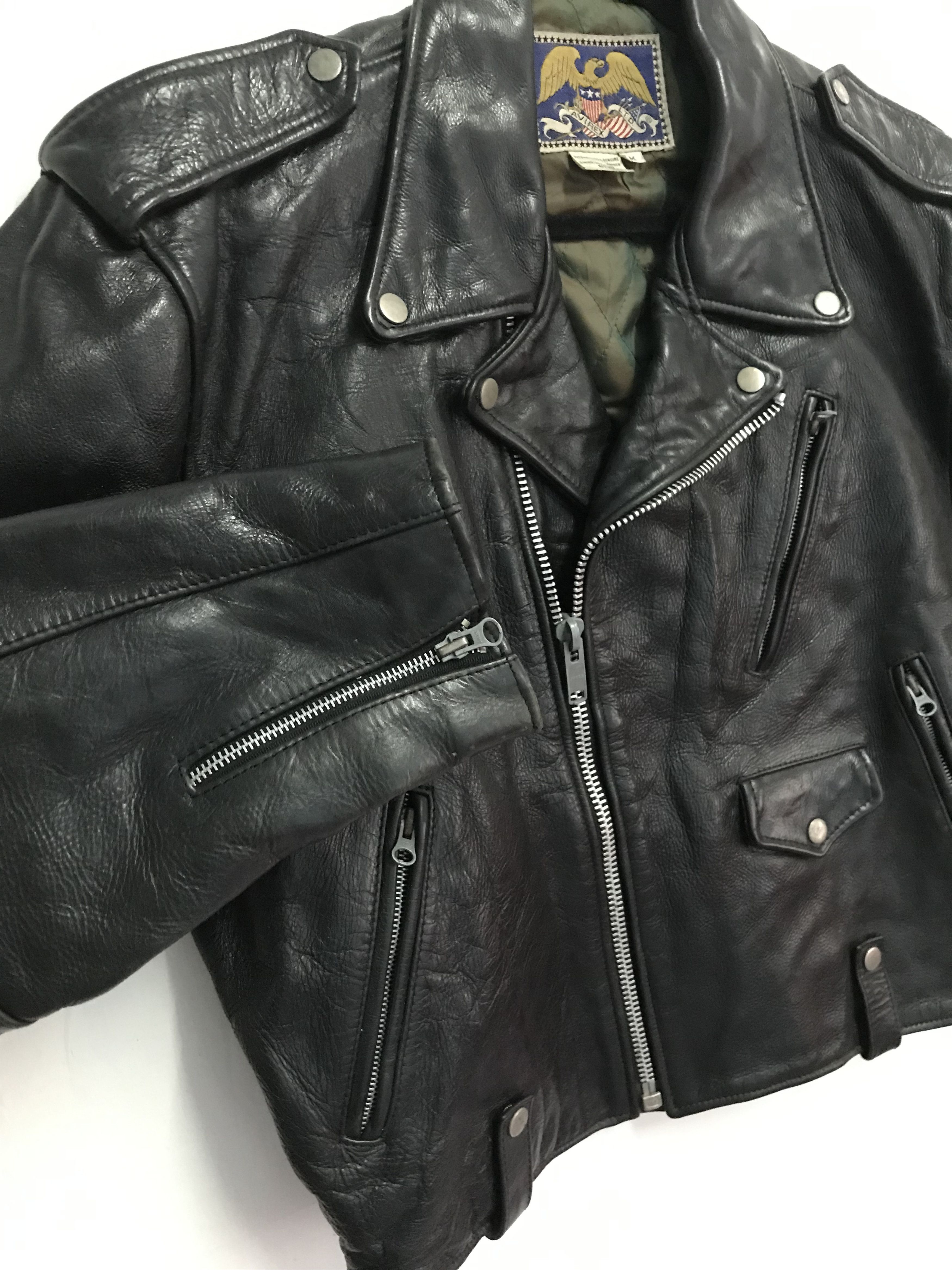 Avirex × Vintage 💥N.G.TODAY💥Vtg Avirex KoreanWar Motorcycle Leather Jacket Size US M / EU 48-50 / 2 - 4 Thumbnail