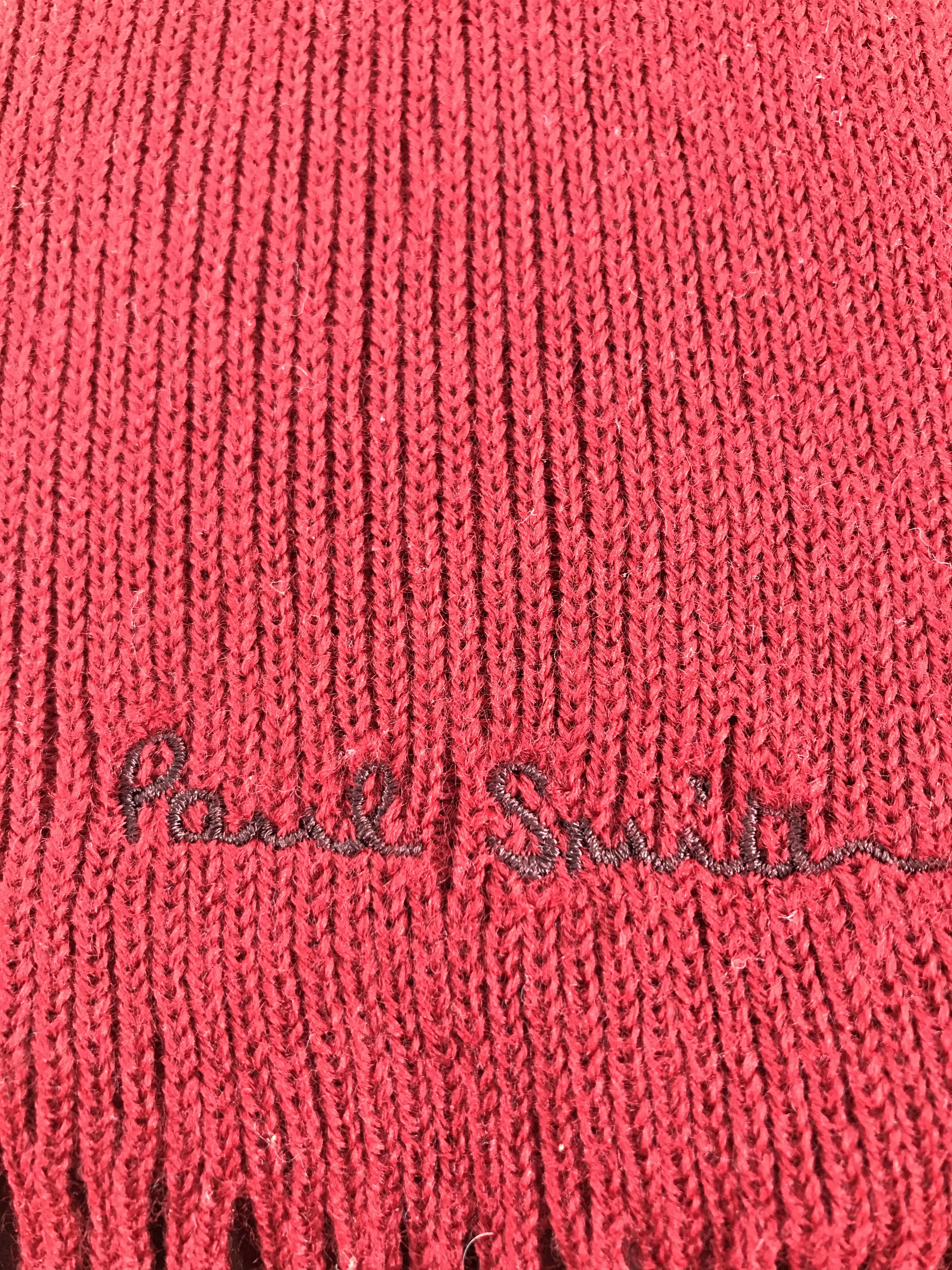 Paul Smith Paul Smith Plain Wool Scarf Muffler V231 Size ONE SIZE - 4 Thumbnail