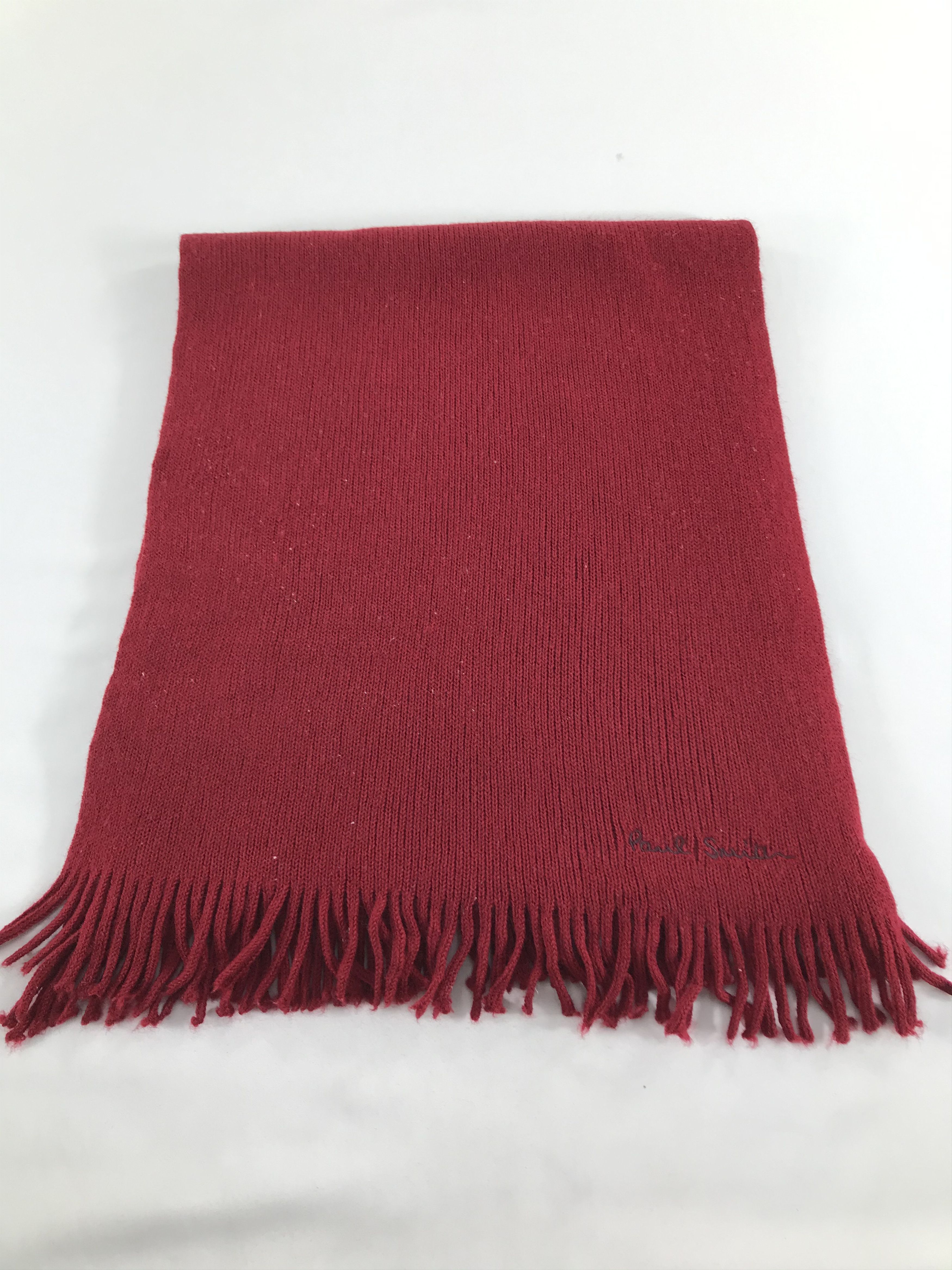 Paul Smith Paul Smith Plain Wool Scarf Muffler V231 Size ONE SIZE - 2 Thumbnail