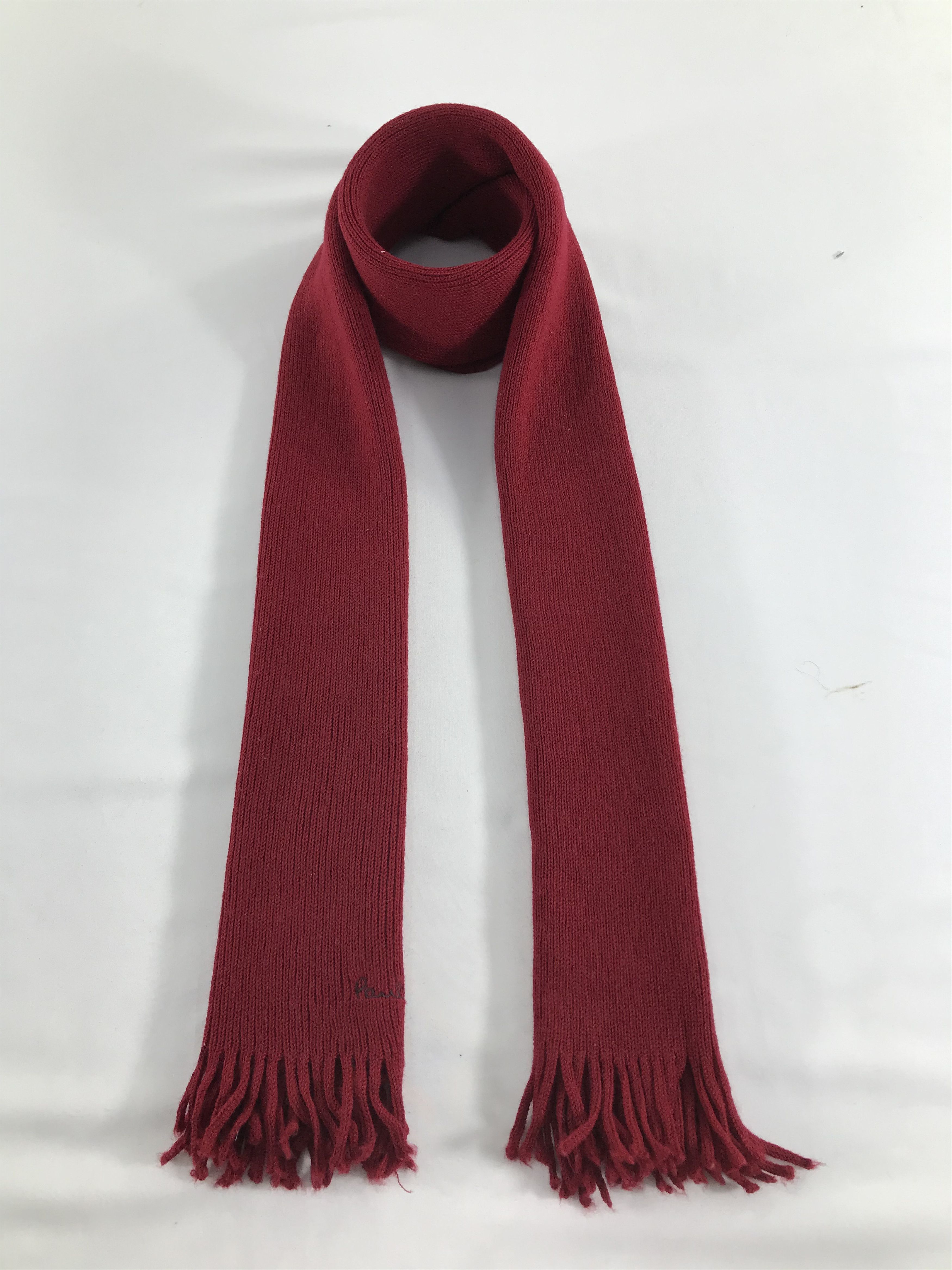 Paul Smith Paul Smith Plain Wool Scarf Muffler V231 Size ONE SIZE - 1 Thumbnail