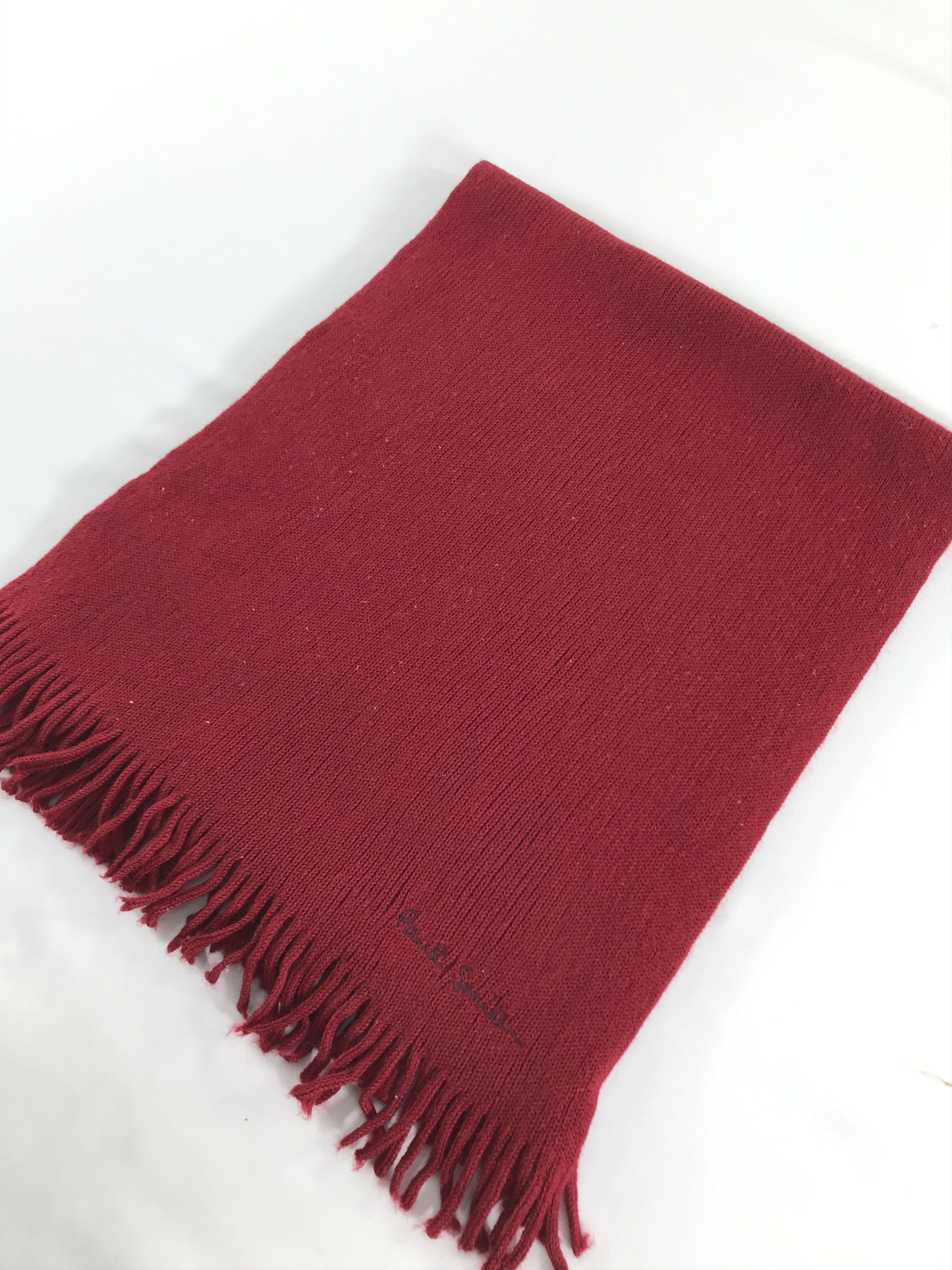 Paul Smith Paul Smith Plain Wool Scarf Muffler V231 Size ONE SIZE - 3 Thumbnail