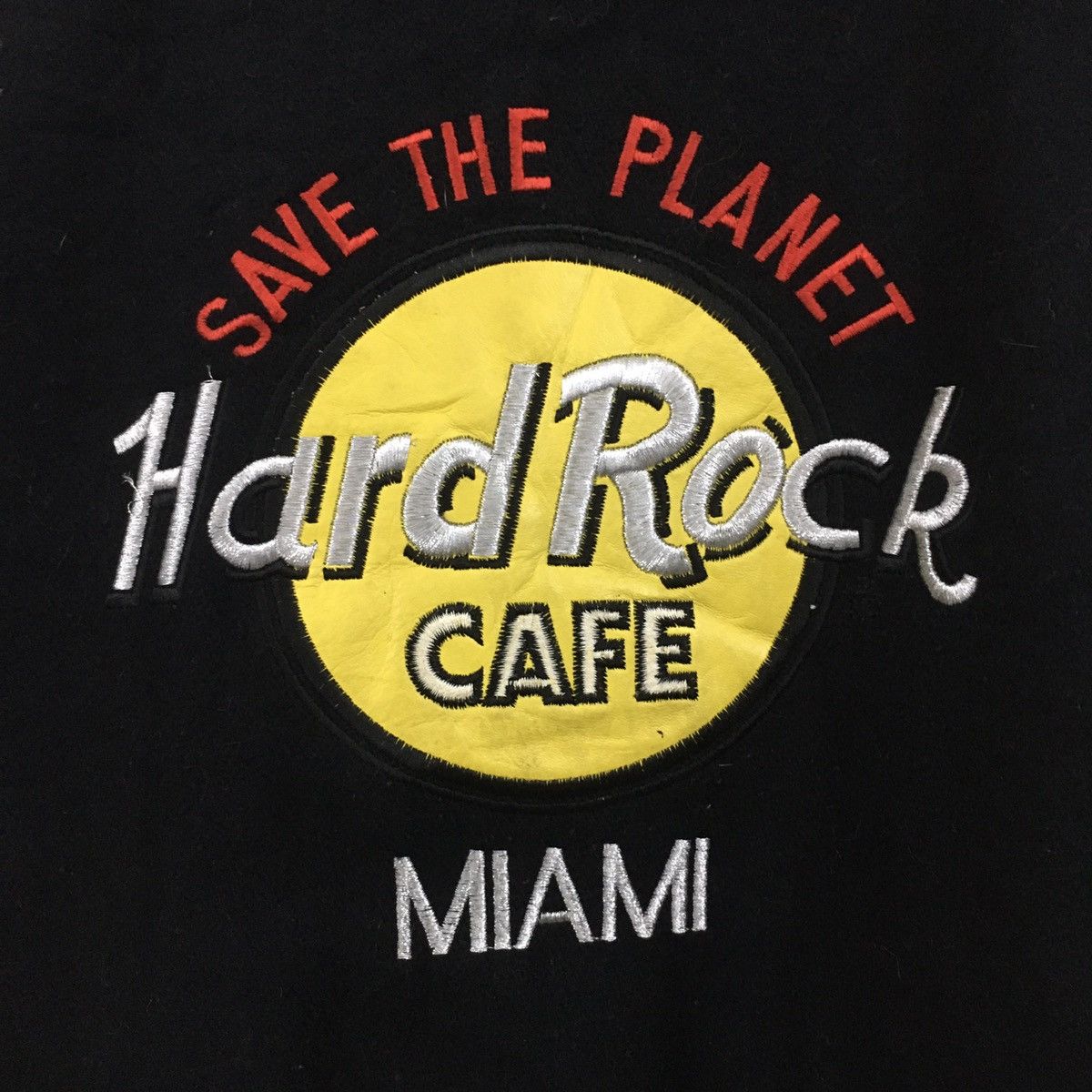 Hard Rock Cafe Rare Hard Rock Cafe Miami Varsity Jacket Logo Embroidery Size US M / EU 48-50 / 2 - 15 Thumbnail