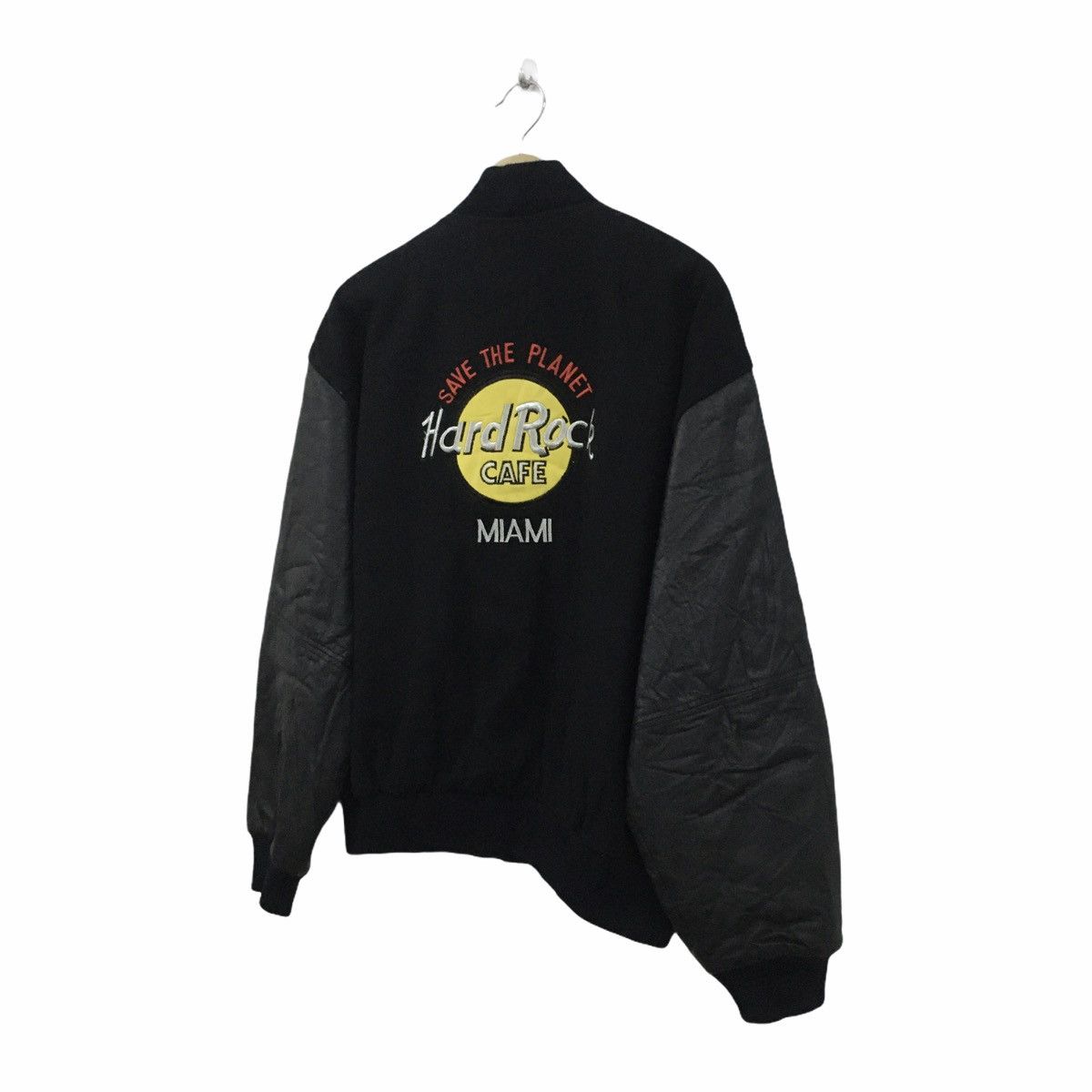 Hard Rock Cafe Rare Hard Rock Cafe Miami Varsity Jacket Logo Embroidery Size US M / EU 48-50 / 2 - 12 Thumbnail