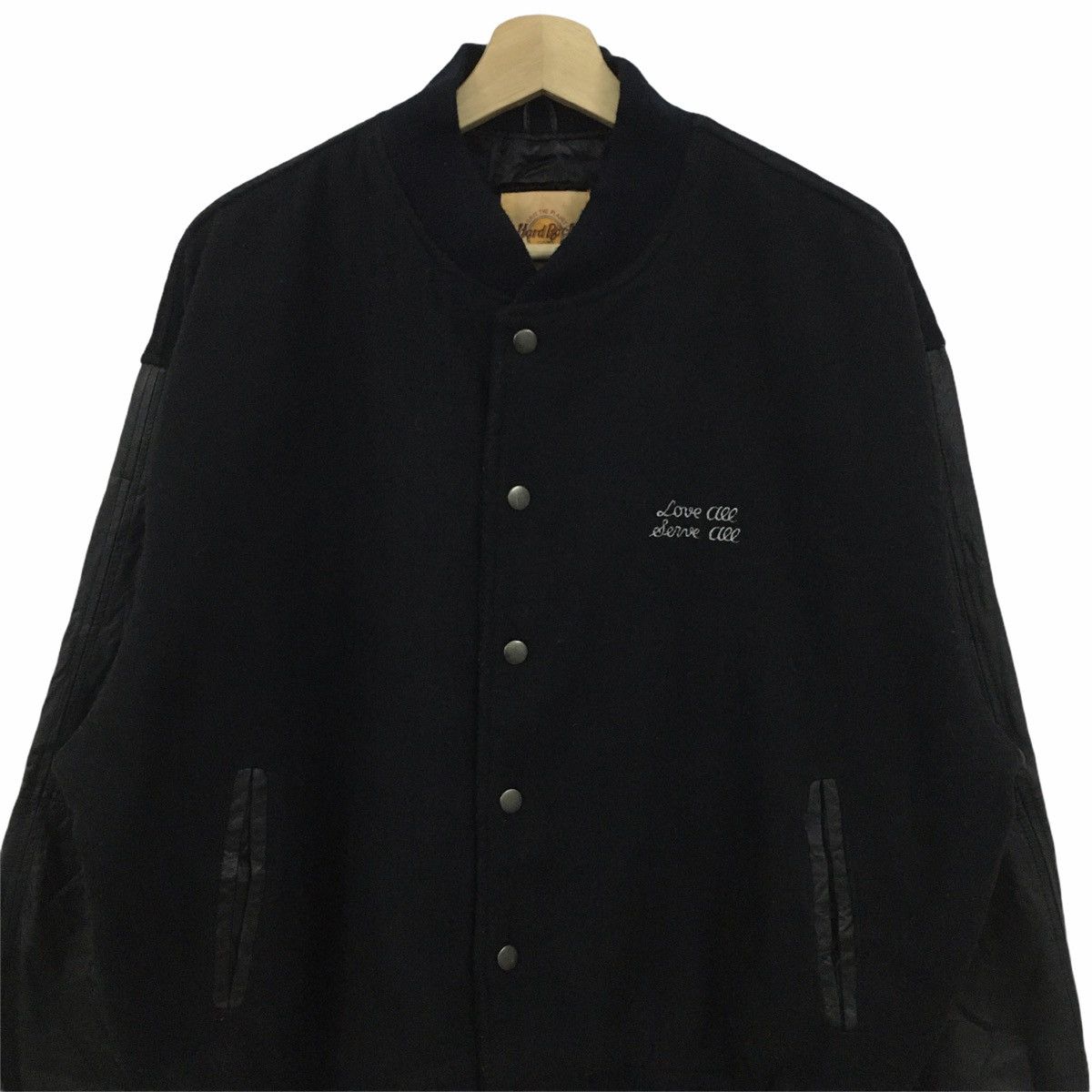 Hard Rock Cafe Rare Hard Rock Cafe Miami Varsity Jacket Logo Embroidery Size US M / EU 48-50 / 2 - 5 Thumbnail