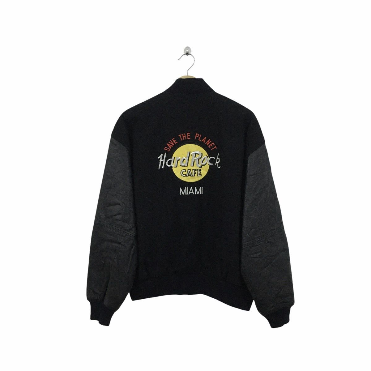 Hard Rock Cafe Rare Hard Rock Cafe Miami Varsity Jacket Logo Embroidery Size US M / EU 48-50 / 2 - 1 Thumbnail