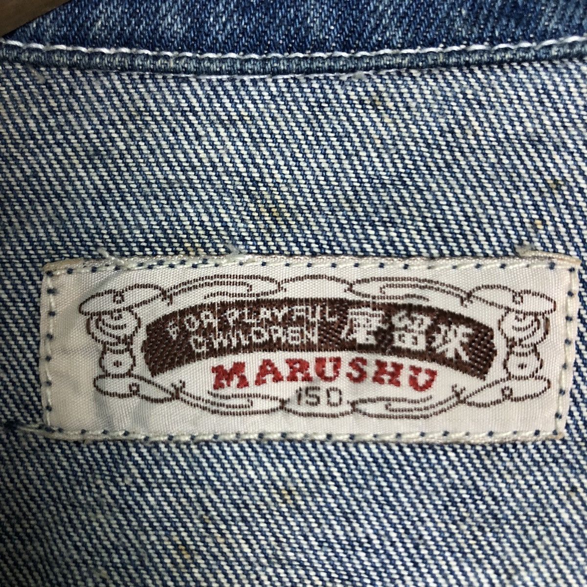 Japanese Brand VINTAGE HIKORY CARGO WORK JACKET MARUSHU BLUE BLUE JAPAN Size US M / EU 48-50 / 2 - 12 Thumbnail
