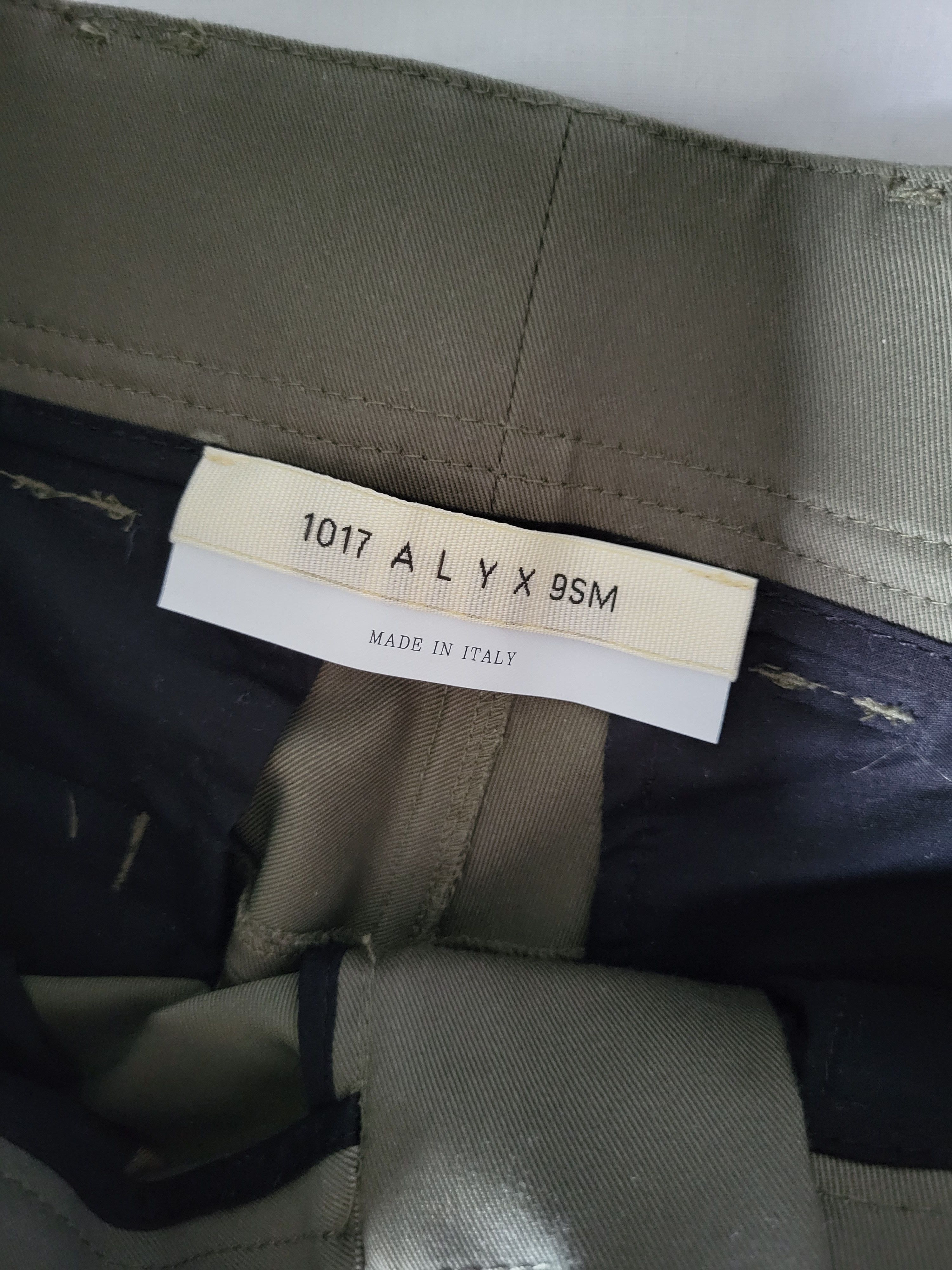 1017 ALYX 9SM ALYX GREEN TACTICAL CARGO PANTS Size US 30 / EU 46 - 5 Thumbnail