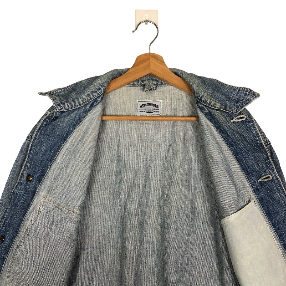 Japanese Brand VINTAGE HIKORY CHORE JACKET BIG JOHN JAPAN MADE ISSEYMIYAKE Size US L / EU 52-54 / 3 - 10 Thumbnail