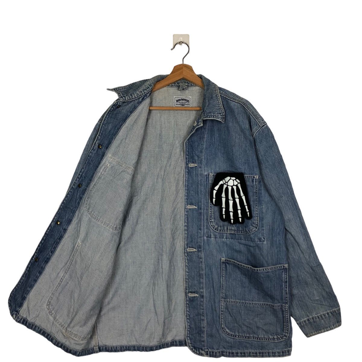 Japanese Brand VINTAGE HIKORY CHORE JACKET BIG JOHN JAPAN MADE ISSEYMIYAKE Size US L / EU 52-54 / 3 - 8 Thumbnail