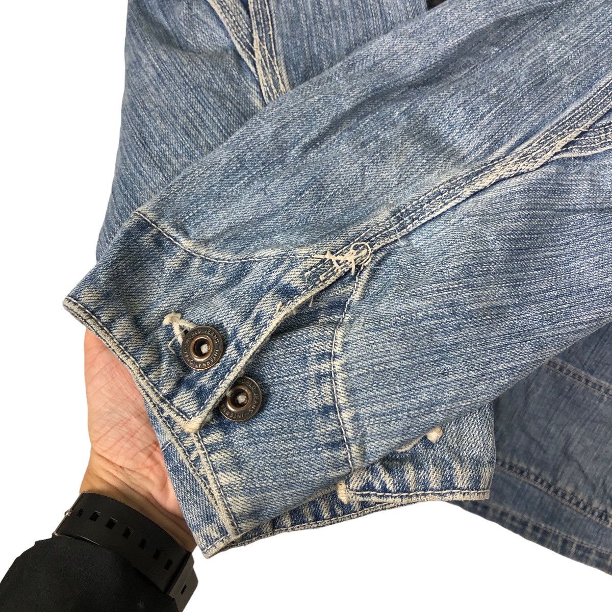 Japanese Brand VINTAGE HIKORY CHORE JACKET BIG JOHN JAPAN MADE ISSEYMIYAKE Size US L / EU 52-54 / 3 - 11 Thumbnail