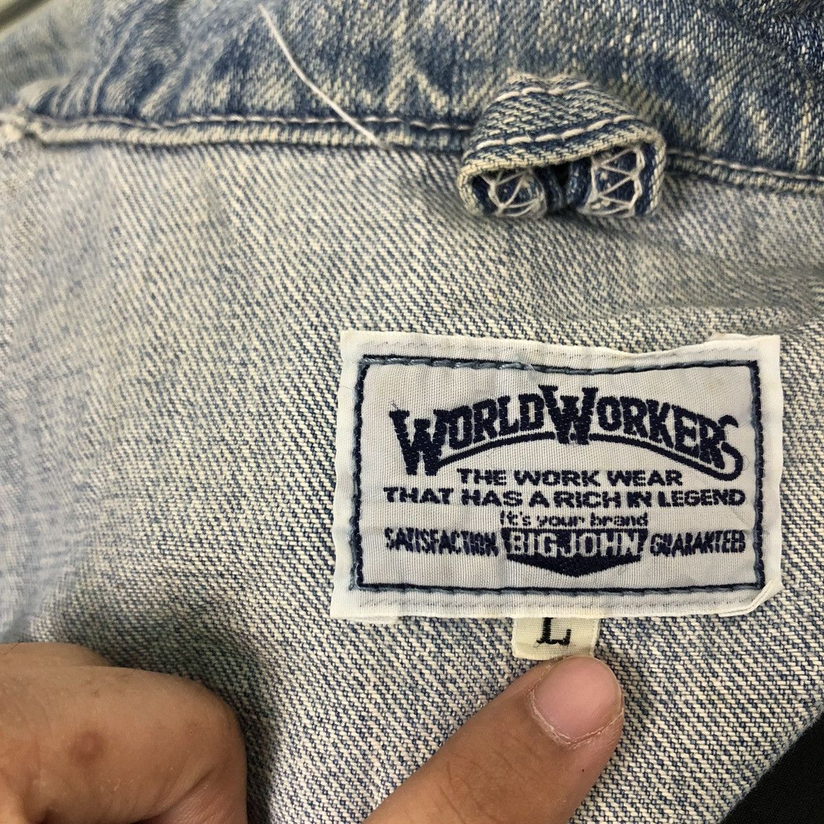 Japanese Brand VINTAGE HIKORY CHORE JACKET BIG JOHN JAPAN MADE ISSEYMIYAKE Size US L / EU 52-54 / 3 - 12 Thumbnail